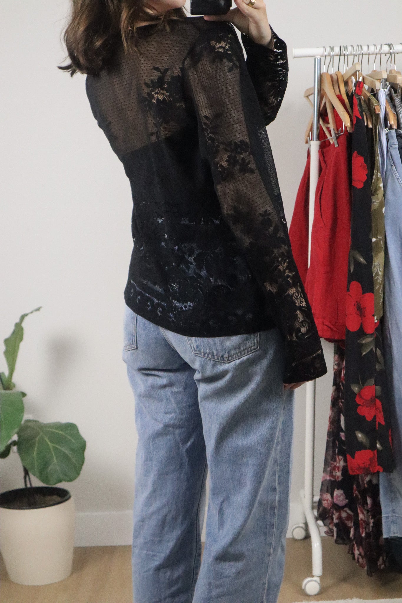 Vintage x Lace Cardigan (M)