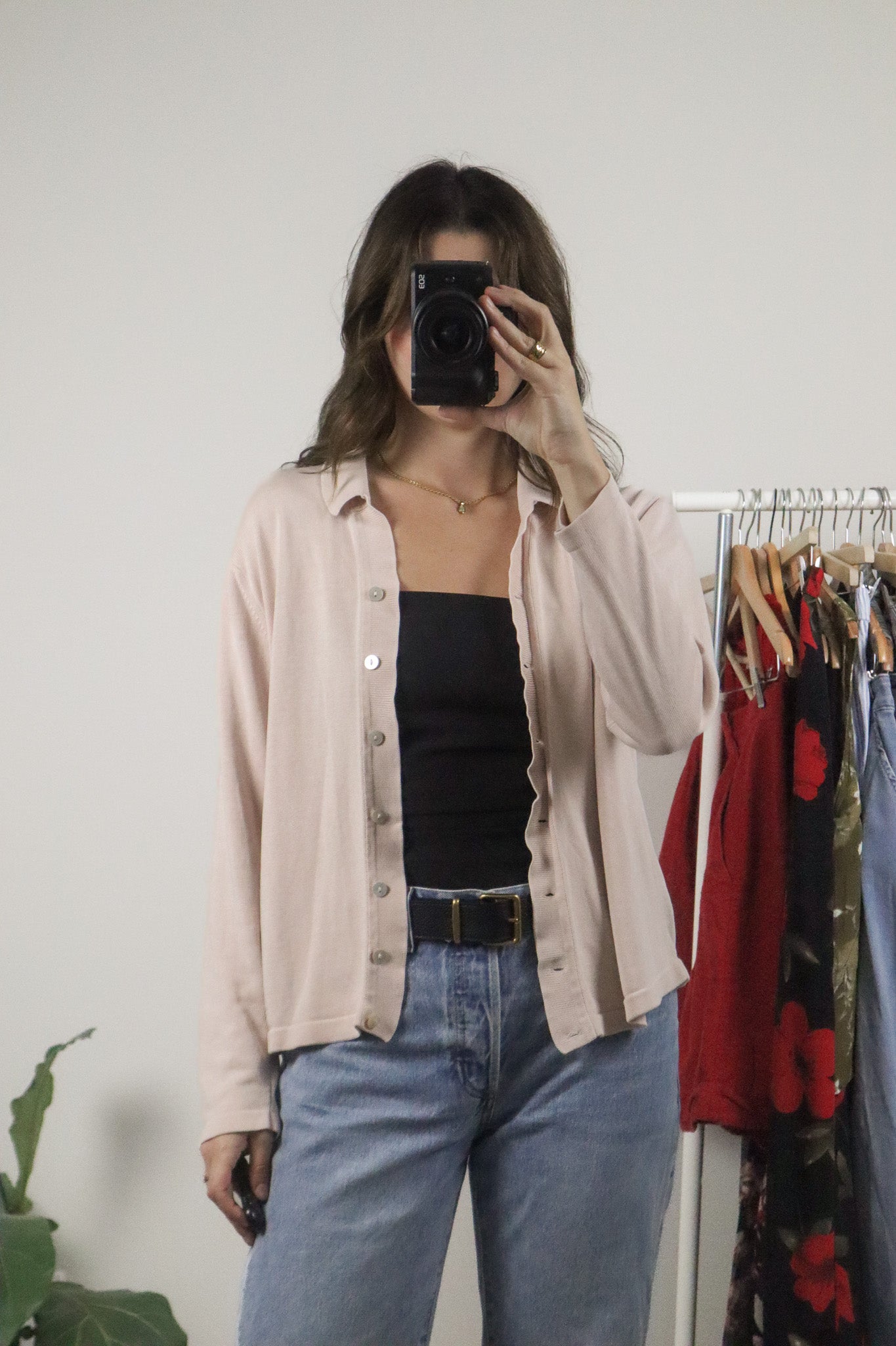 Vintage x Cotton Silk Cardigan (S)