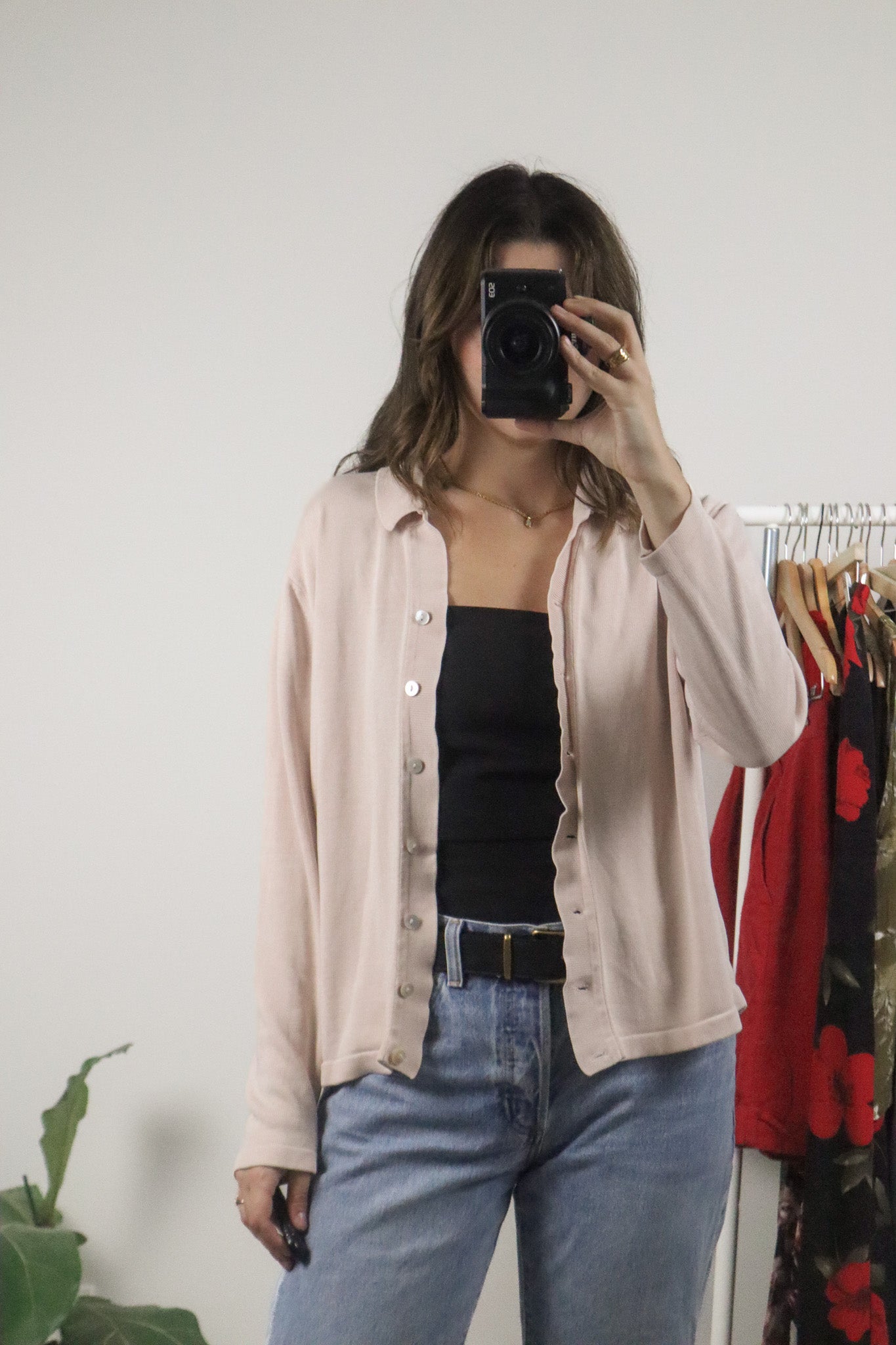 Vintage x Cotton Silk Cardigan (S)