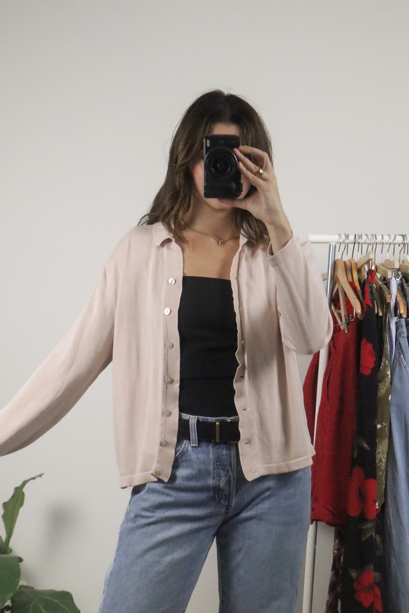 Vintage x Cotton Silk Cardigan (S)