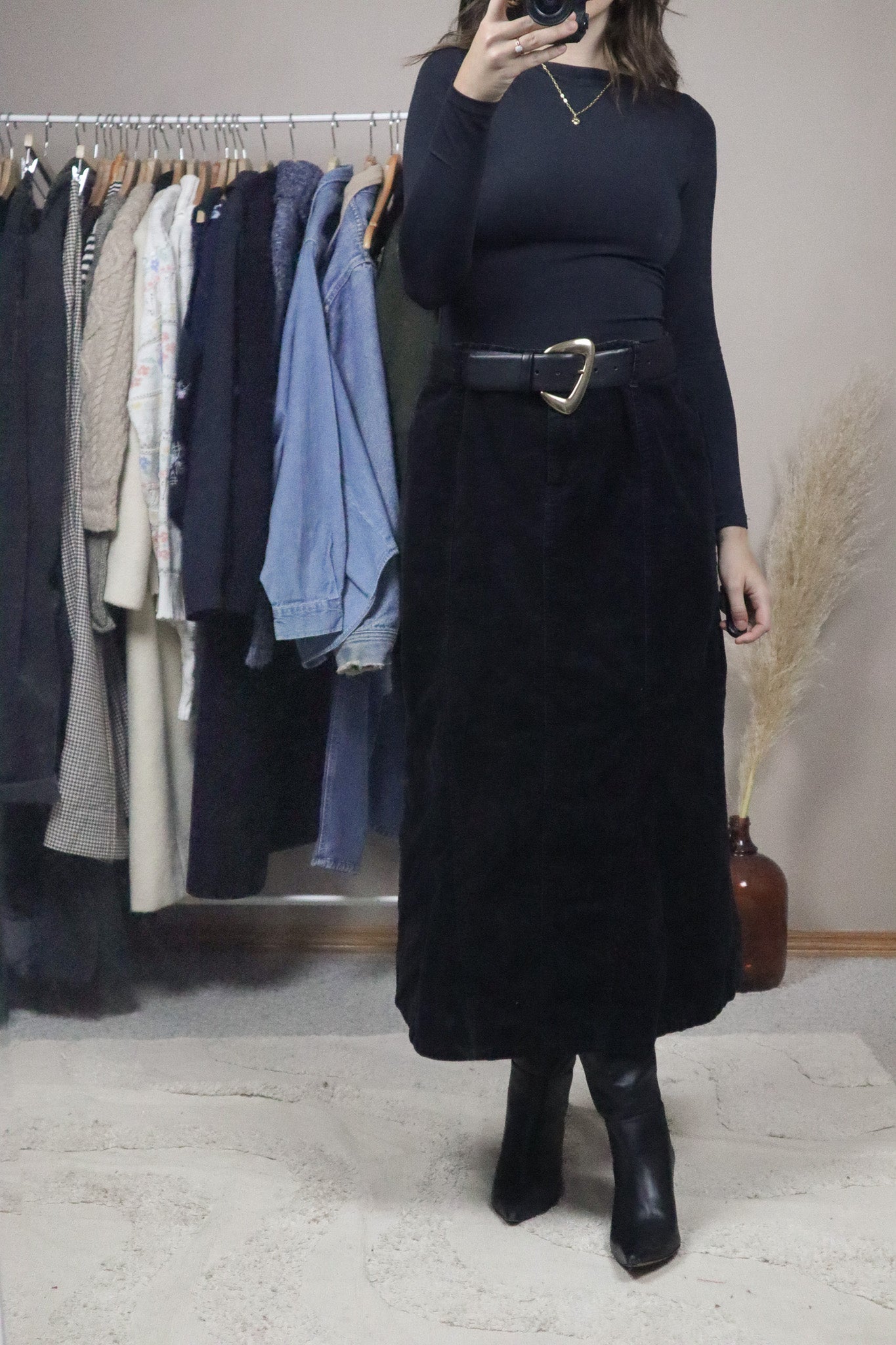 Vintage x Corduroy Maxi Skirt (12)