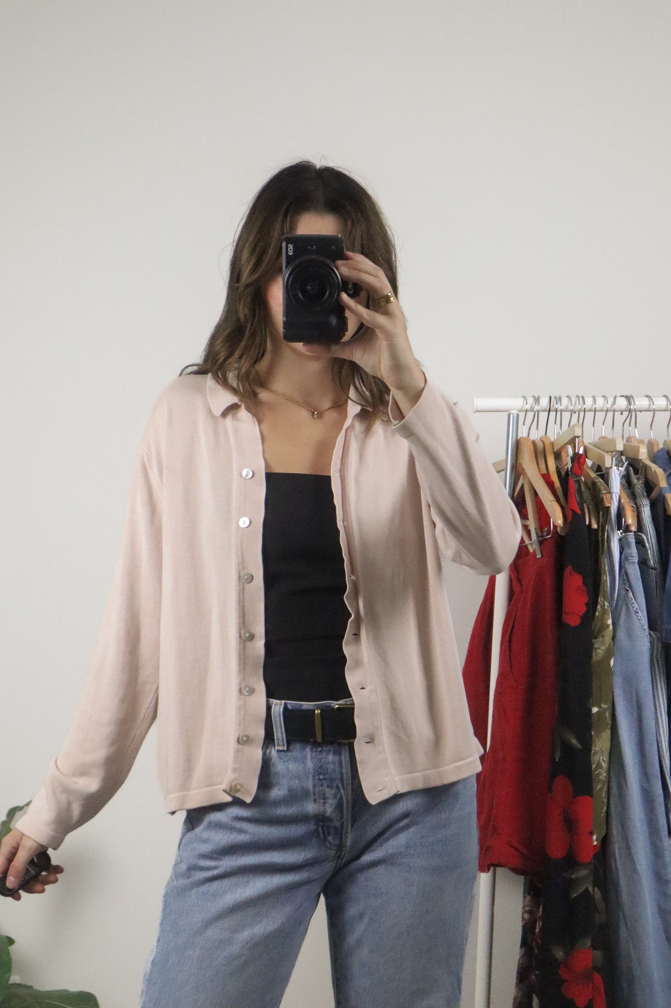 Vintage x Cotton Silk Cardigan (S)