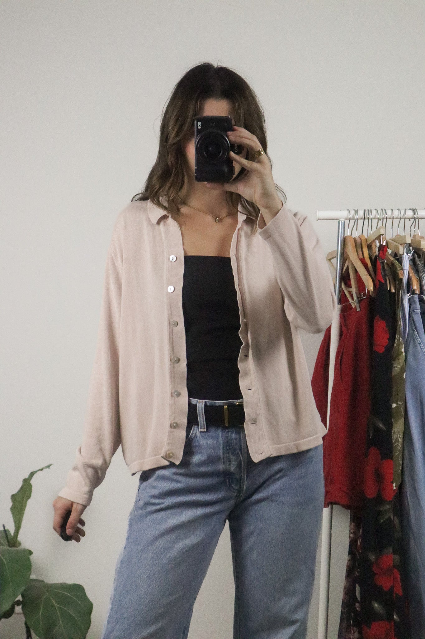 Vintage x Cotton Silk Cardigan (S)