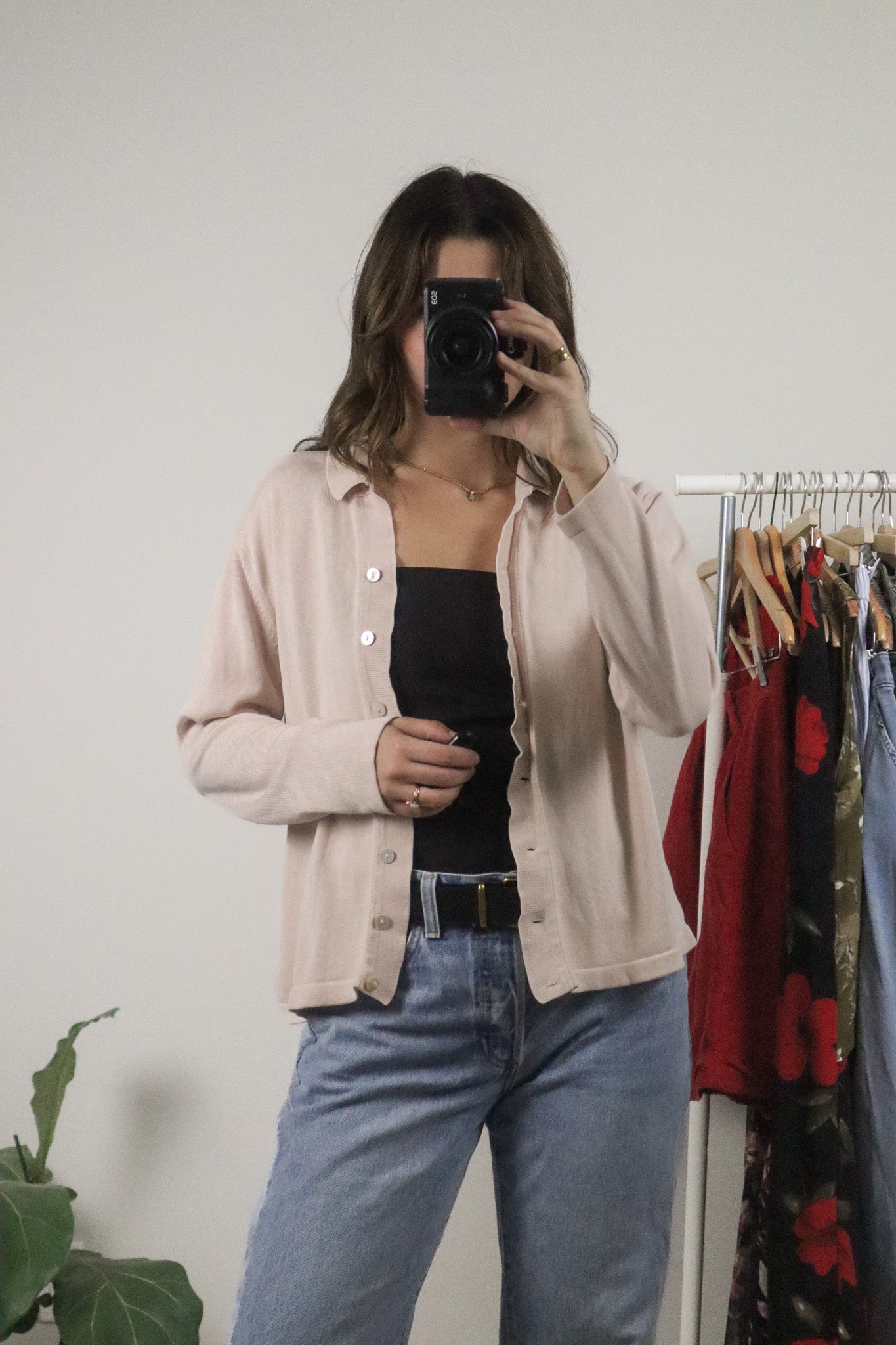 Vintage x Cotton Silk Cardigan (S)