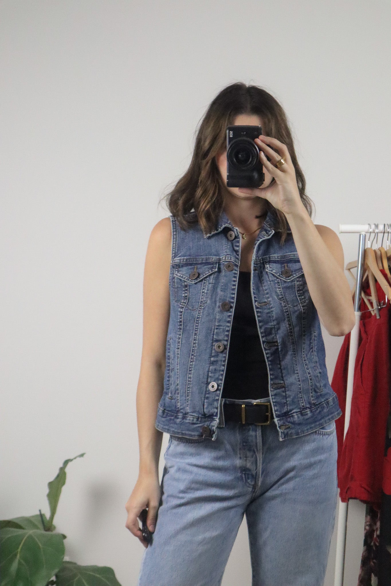 Vintage x Denim Vest (S)