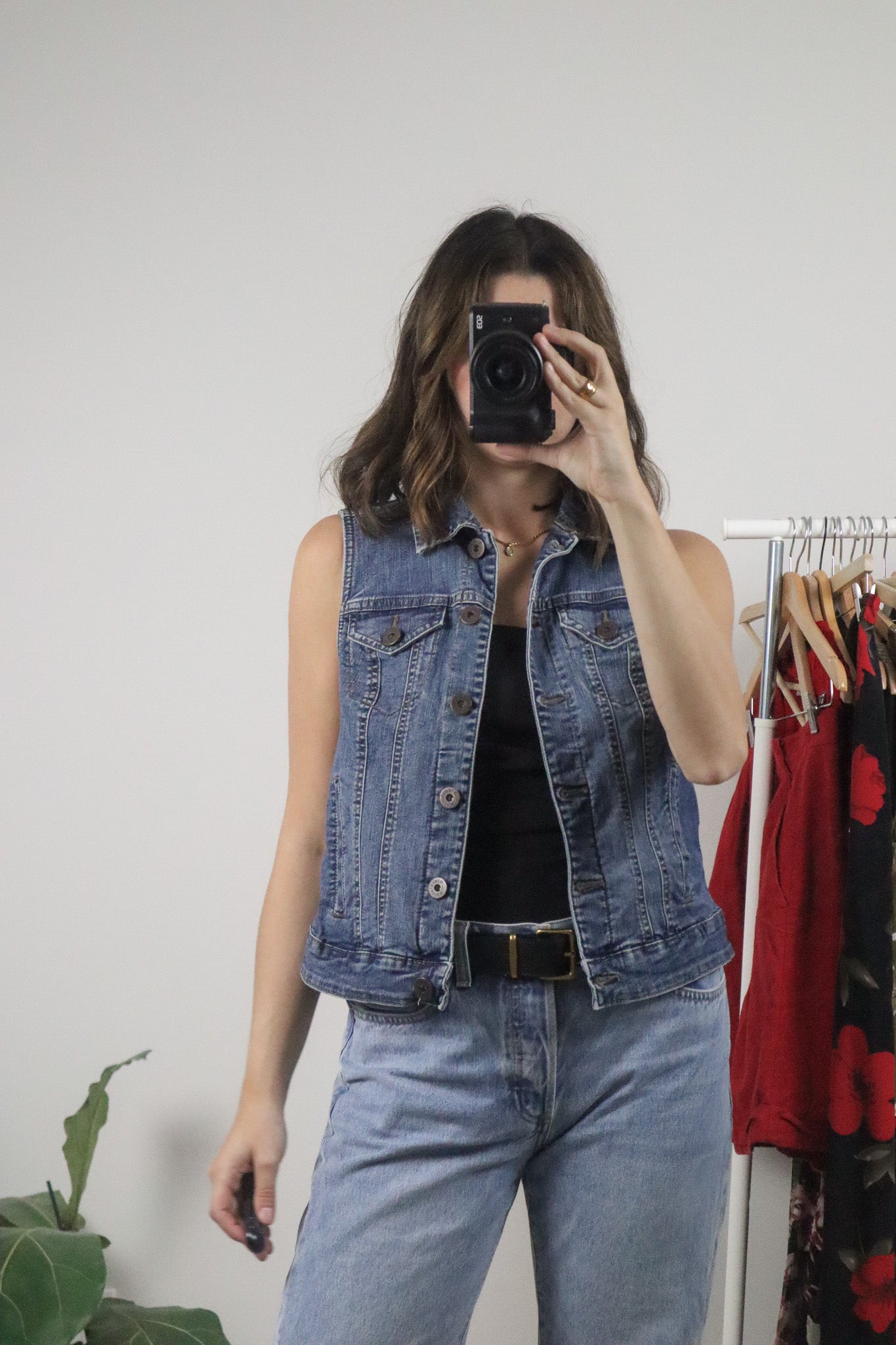 Vintage x Denim Vest (S)