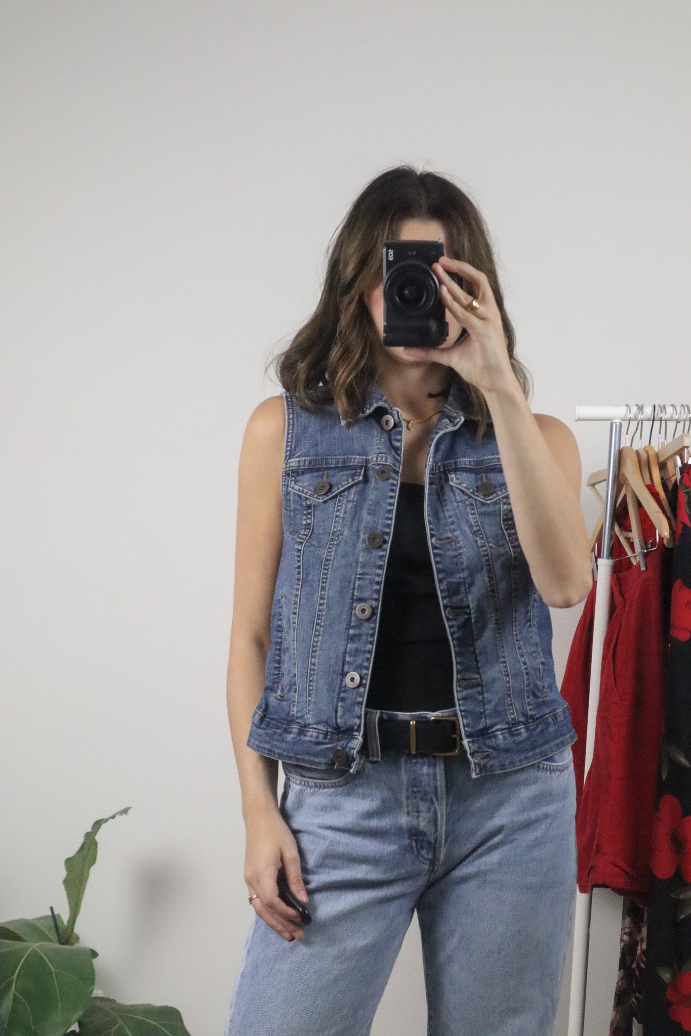 Vintage x Denim Vest (S)