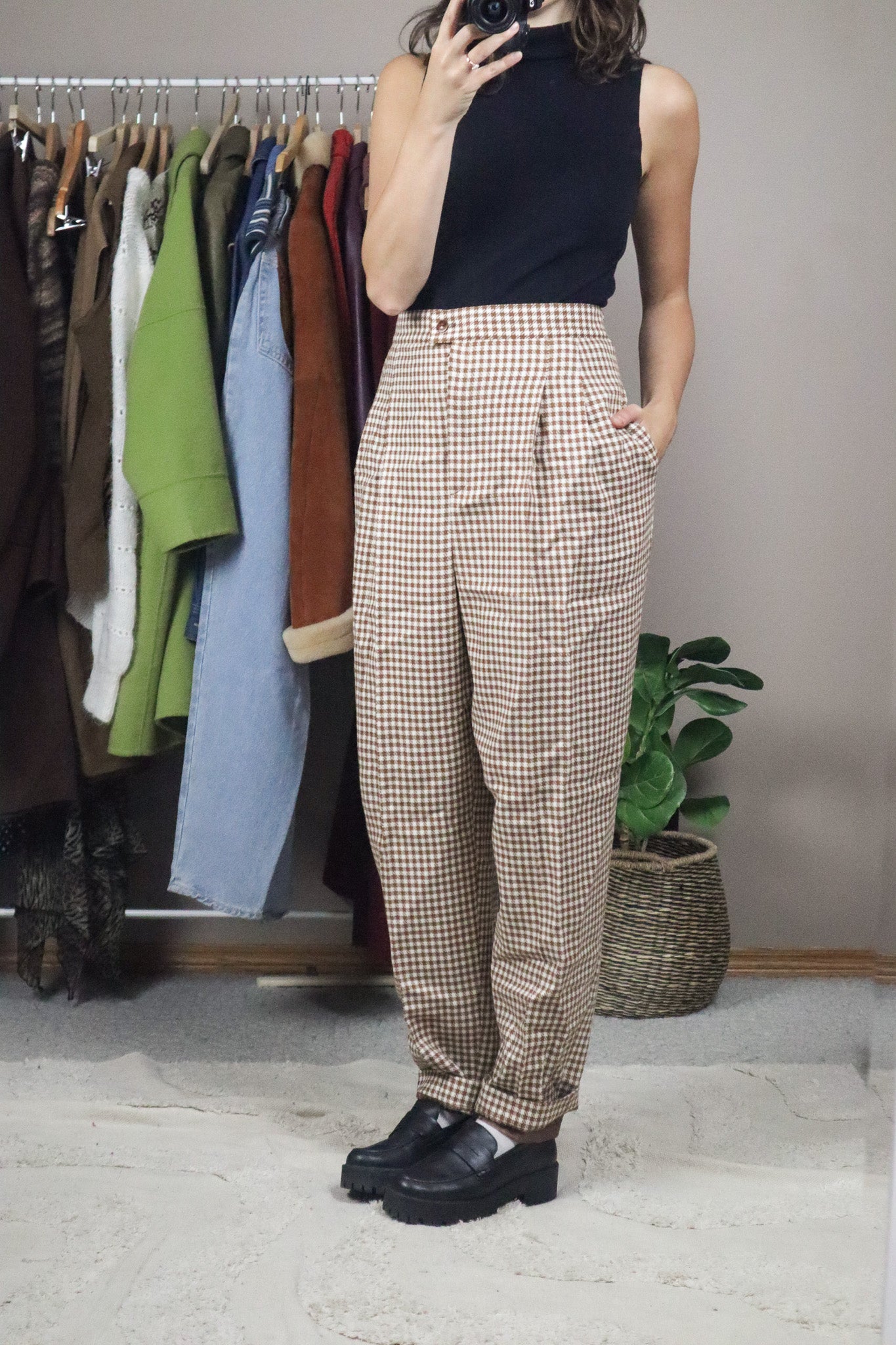 Made in Canada x Vintage x Deadstock Wool Houndstooth Pants (16)