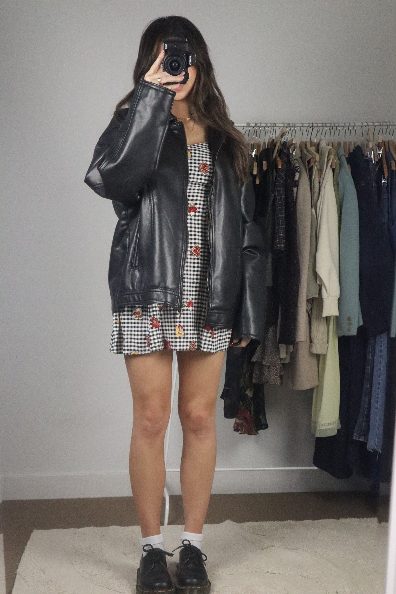 Vintage x Made in Italy x Faux Leather Jacket (M/L)