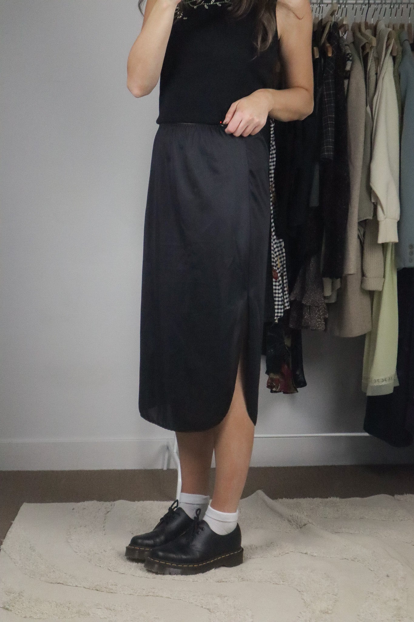 Made in Canada x Vintage x Slip Skirt (S)