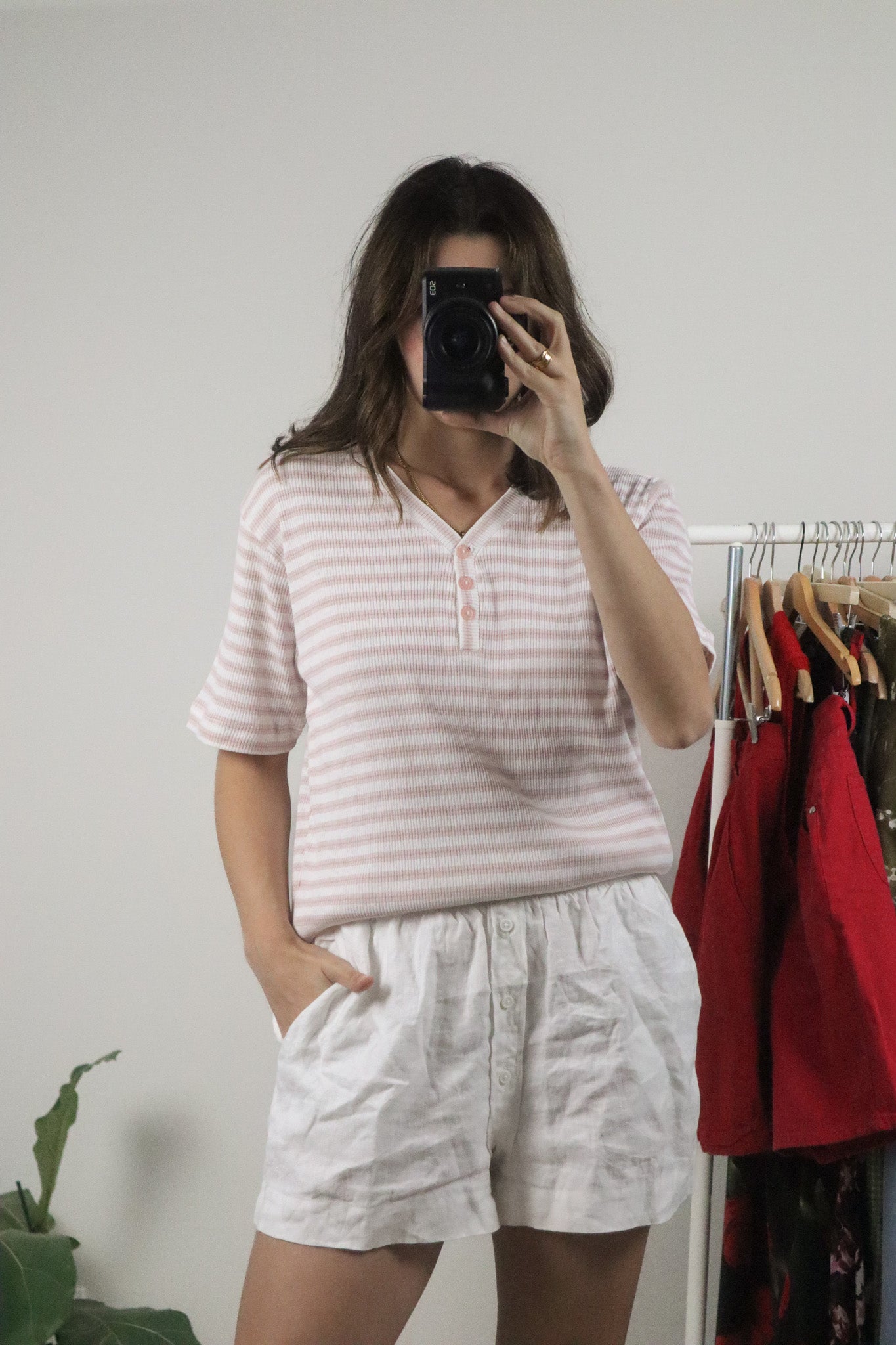 Vintage x Striped T-Shirt (M/L)