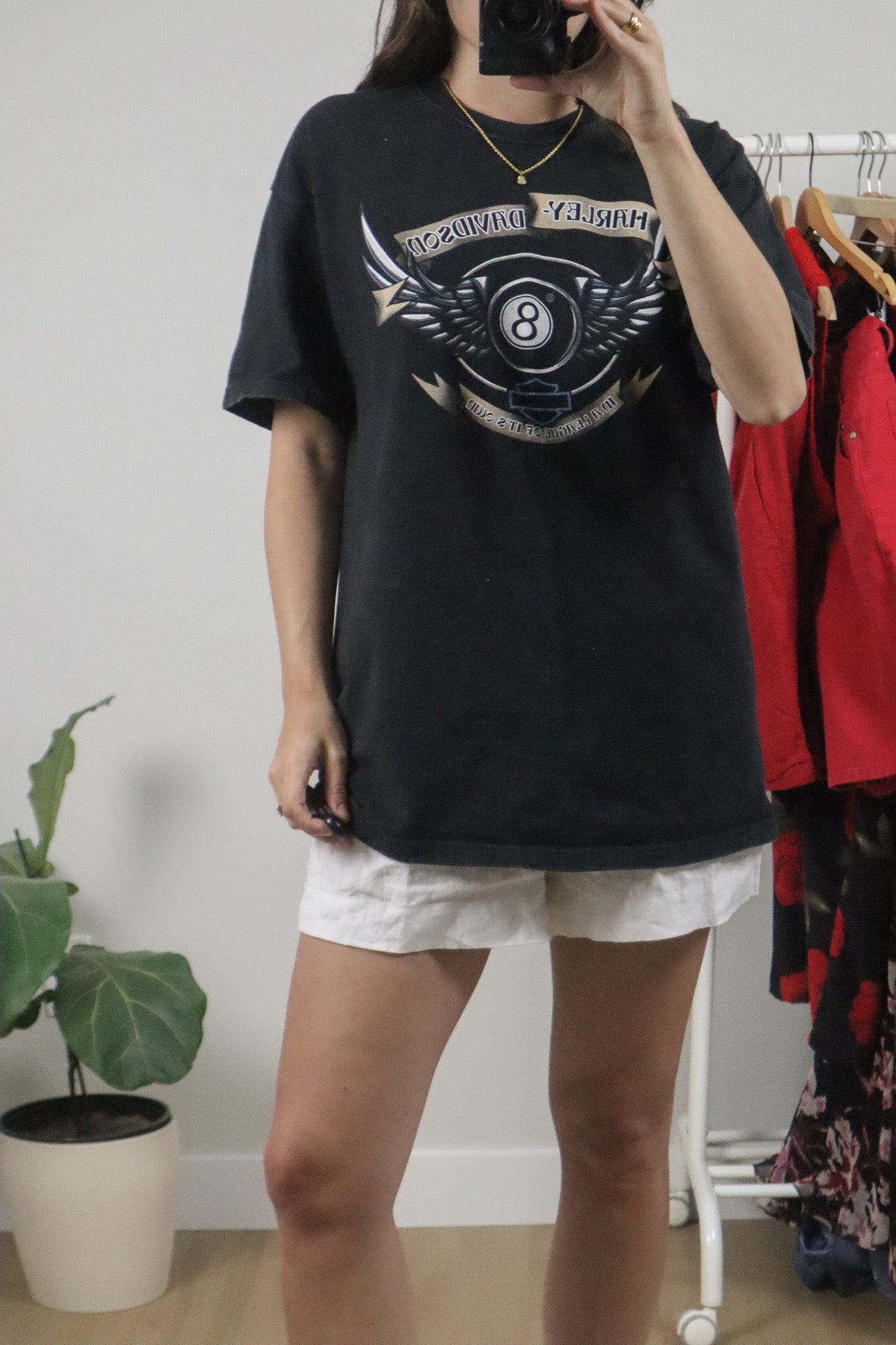 Made in USA x Vintage x Cotton Harley Davidson T-Shirt (XS-L)