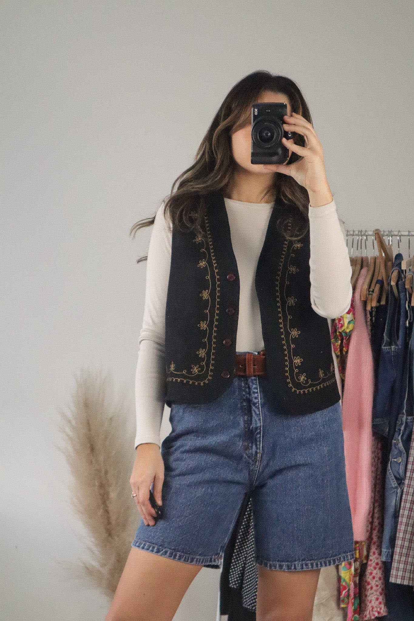 Vintage x Wool Blend Vest (S)