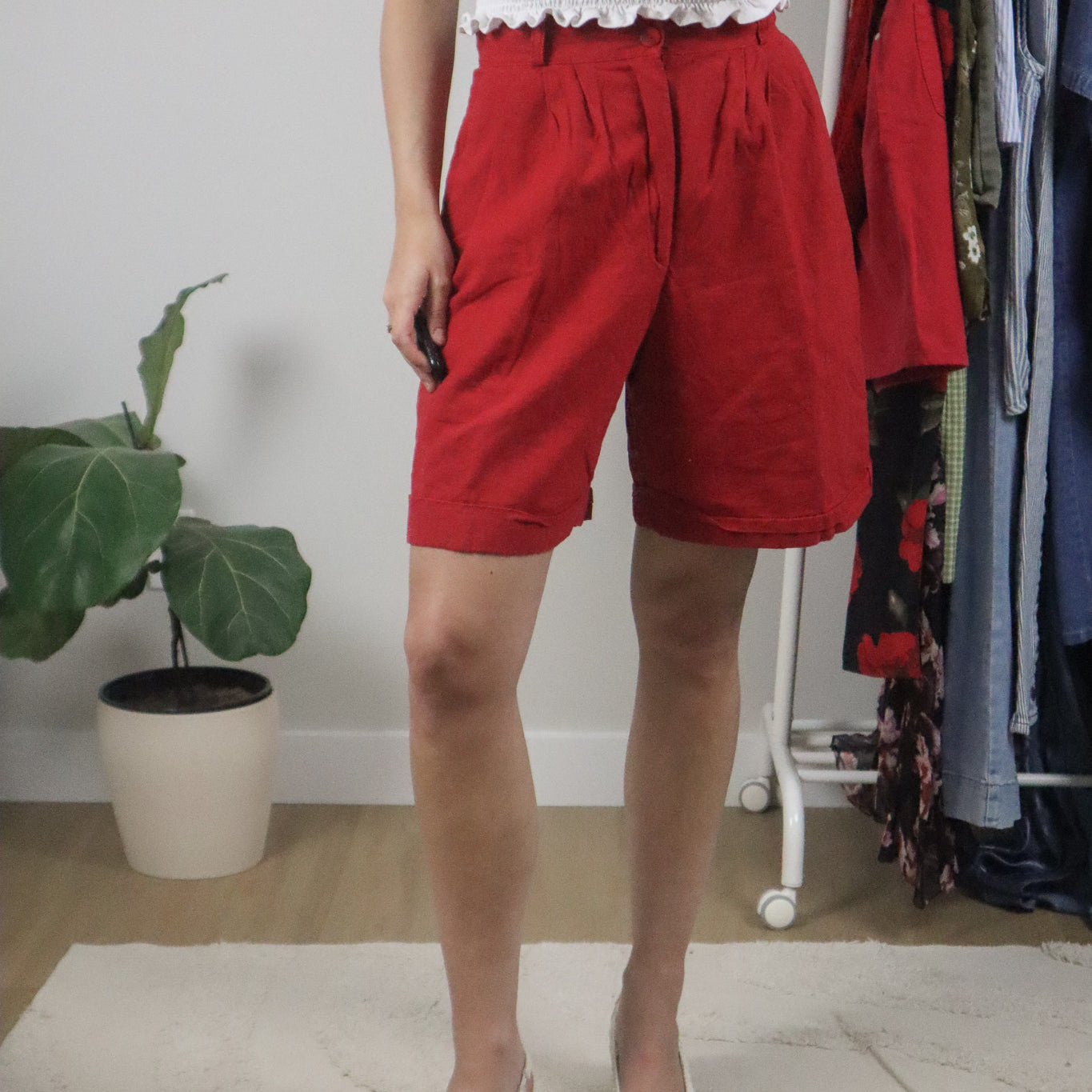 Made in Canada x Vintage x Cotton/Linen Shorts (6)