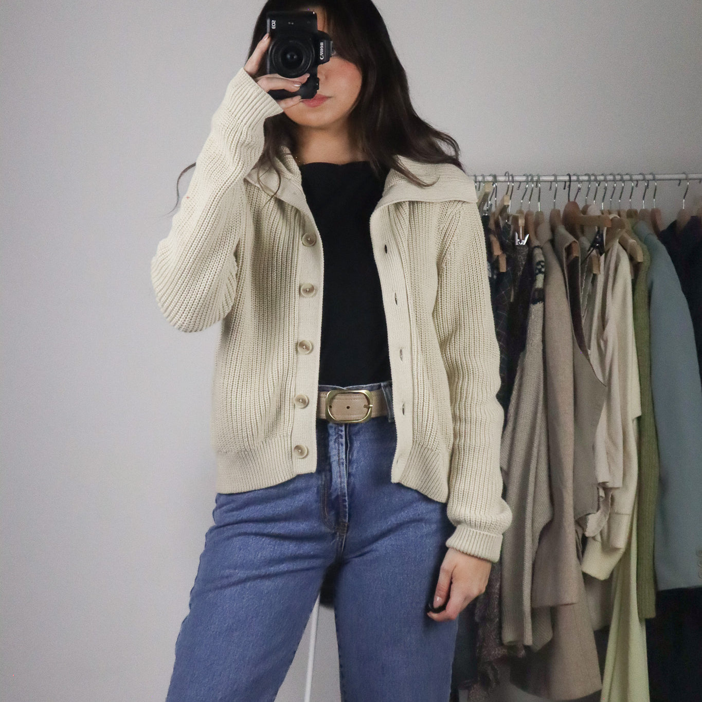 Modern x Collared Cardigan (S)