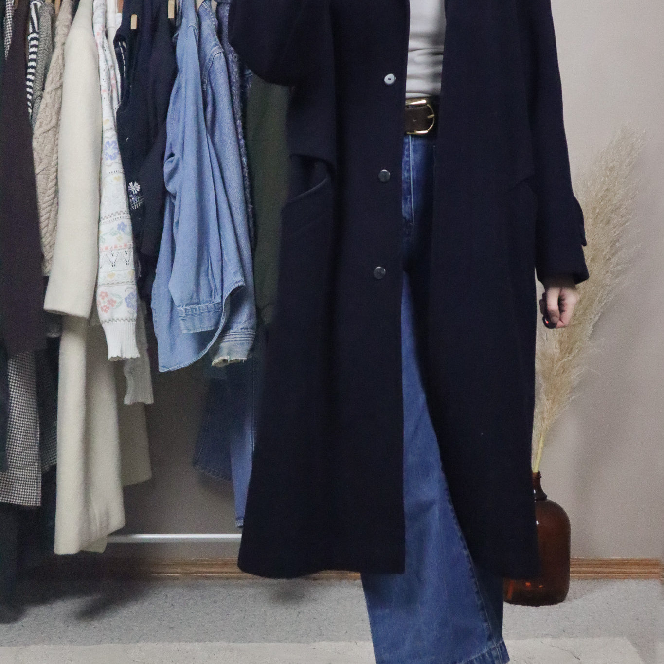 Vintage x Wool Coat (M)