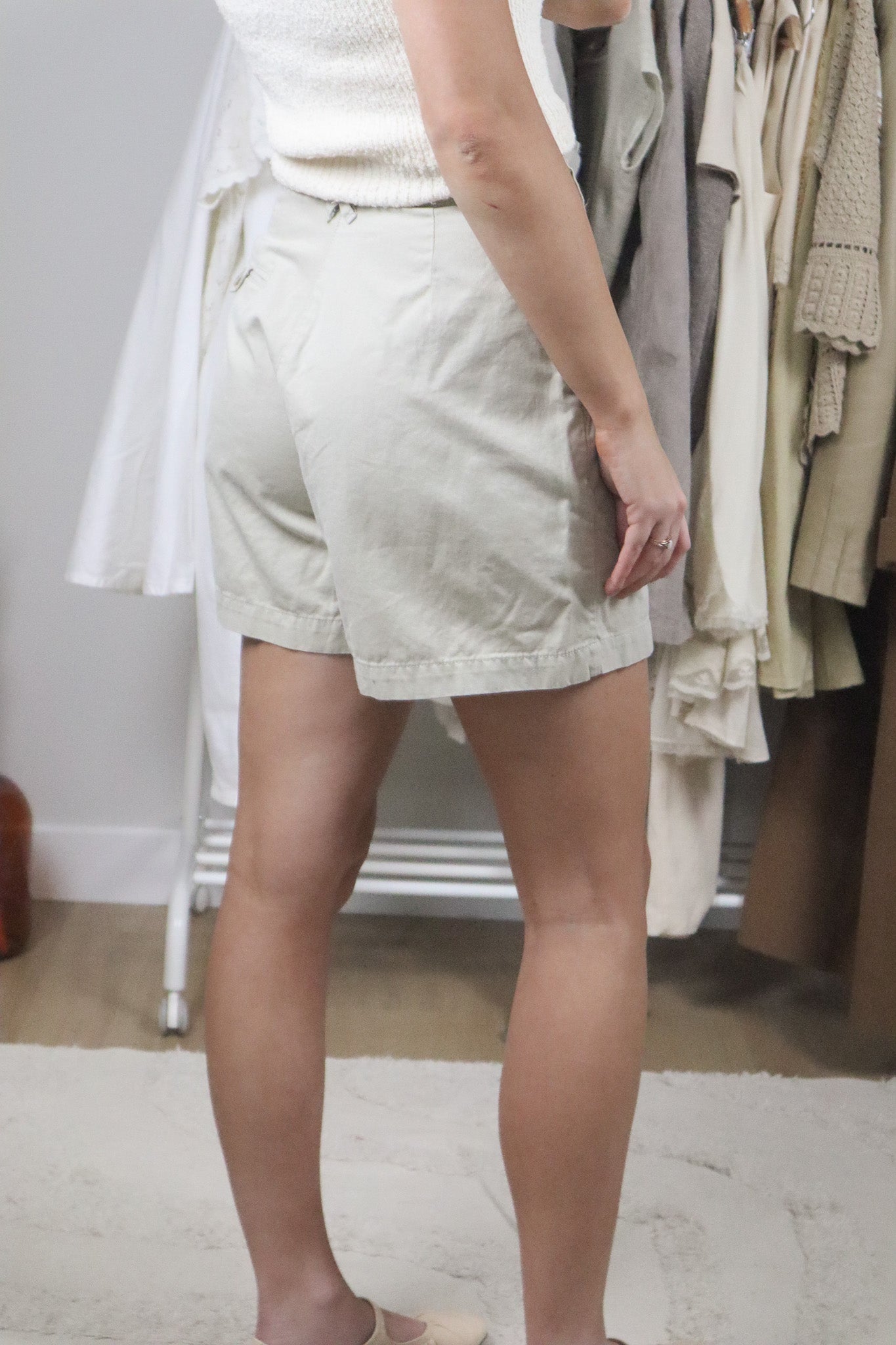Vintage x Cotton Trouser Shorts (4)