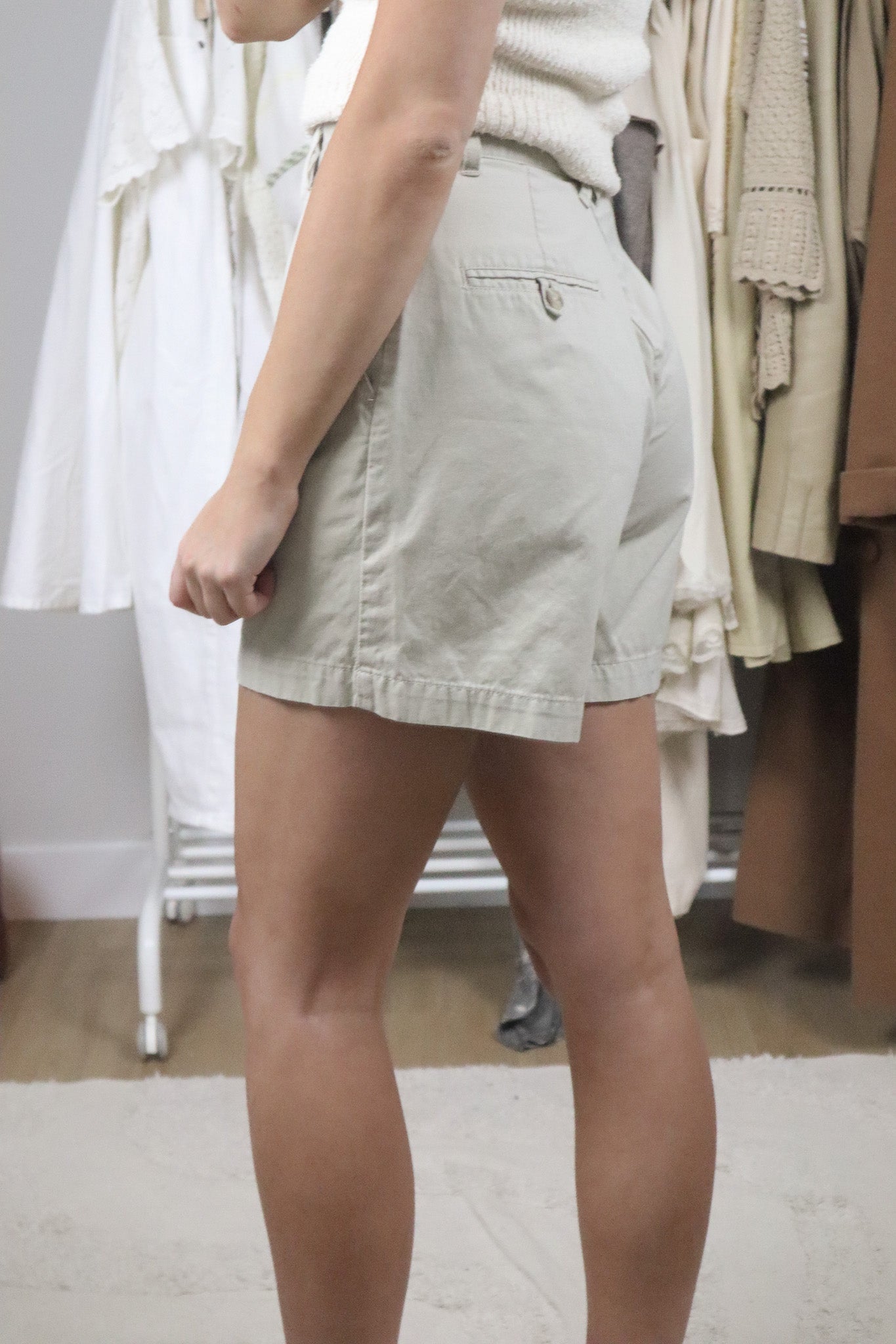Vintage x Cotton Trouser Shorts (4)