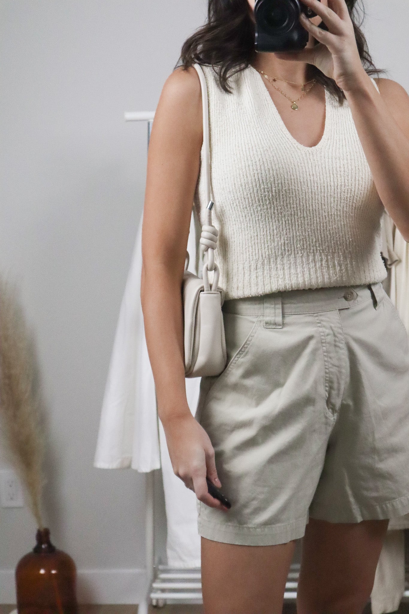 Modern x Faux Leather Purse