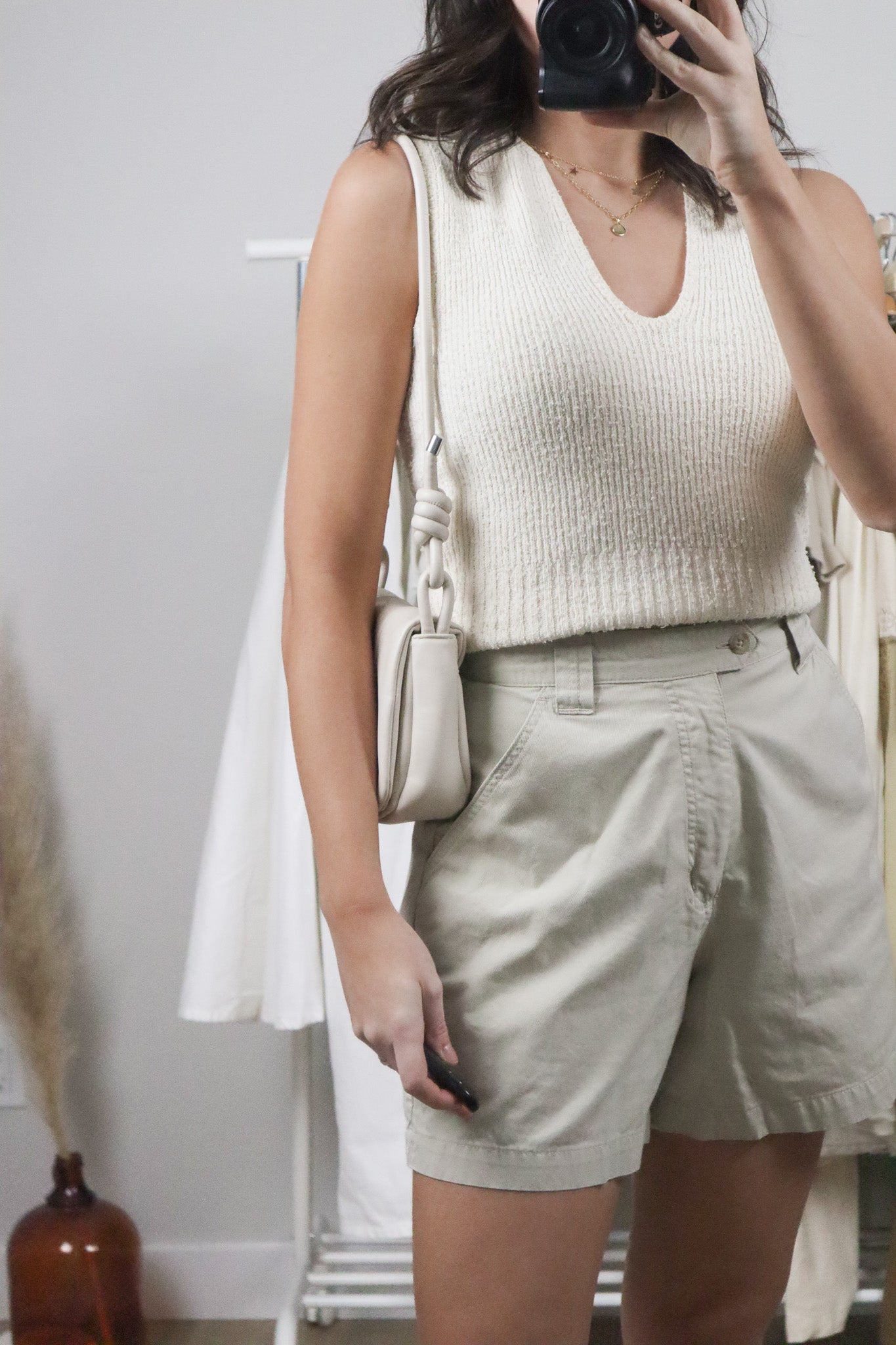 Modern x Faux Leather Purse