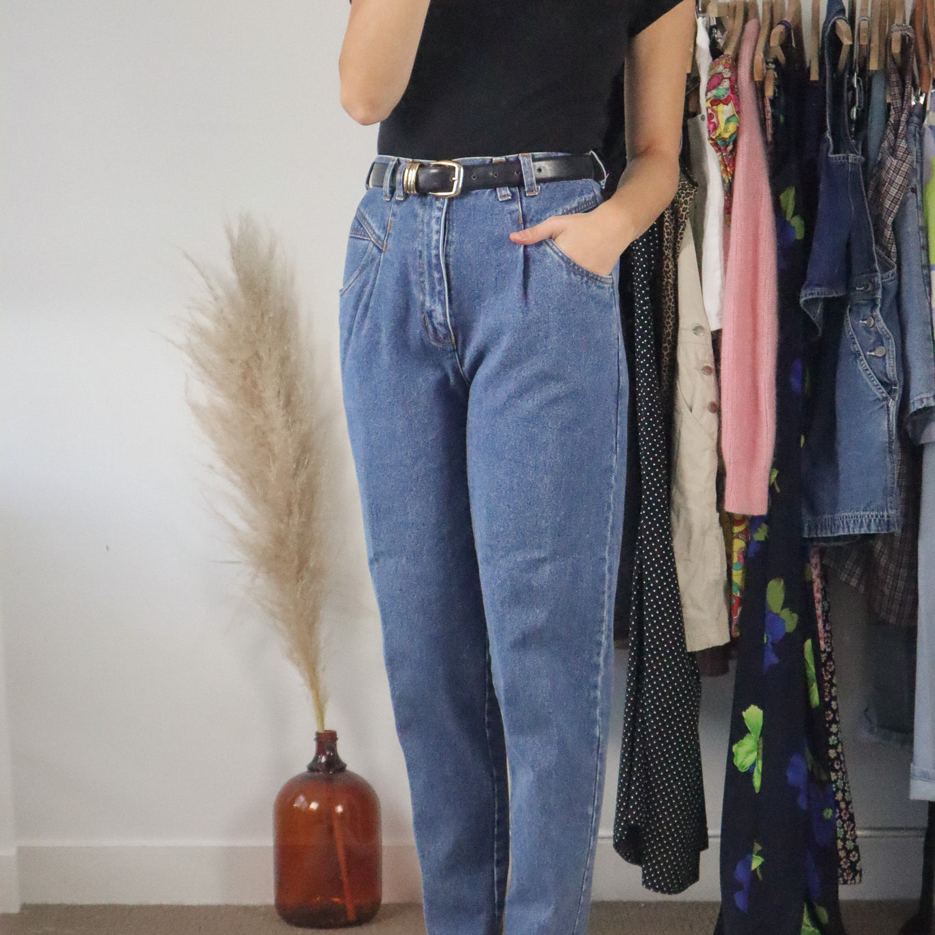Vintage x Pleaded Jeans (4)