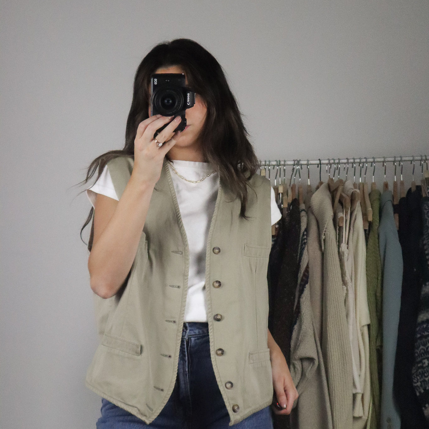 Vintage x Waist Coat (M/L)