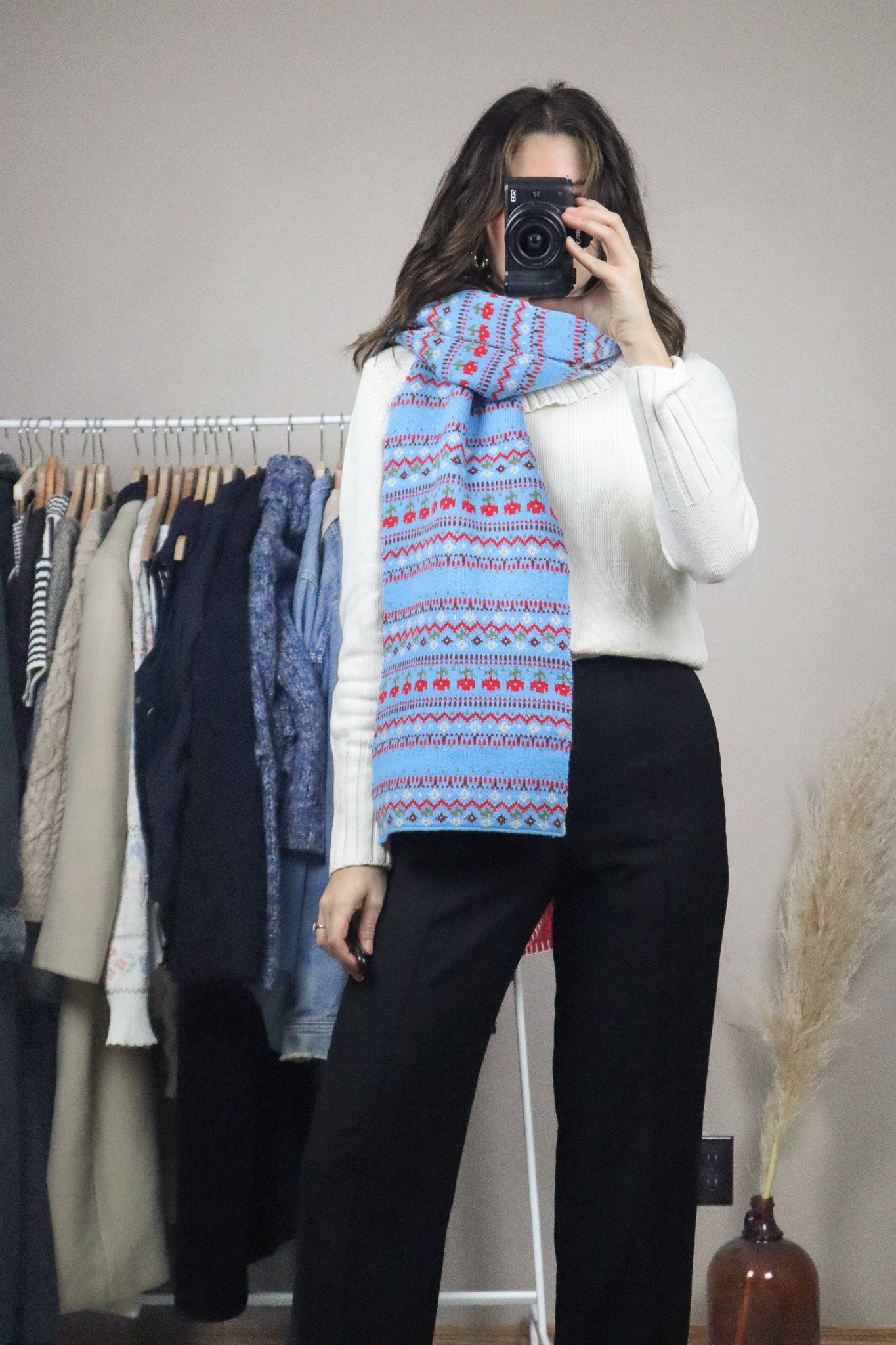 Modern x Levi's Flower Patterned Scarf
