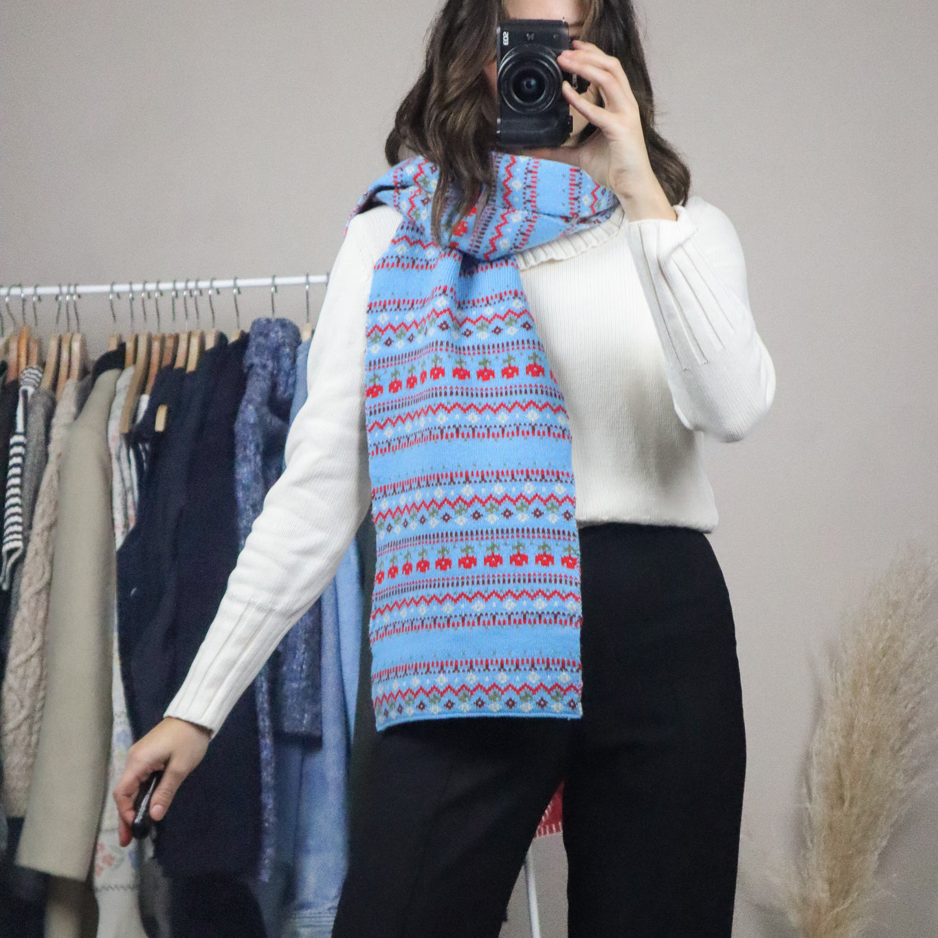 Modern x Levi's Flower Patterned Scarf