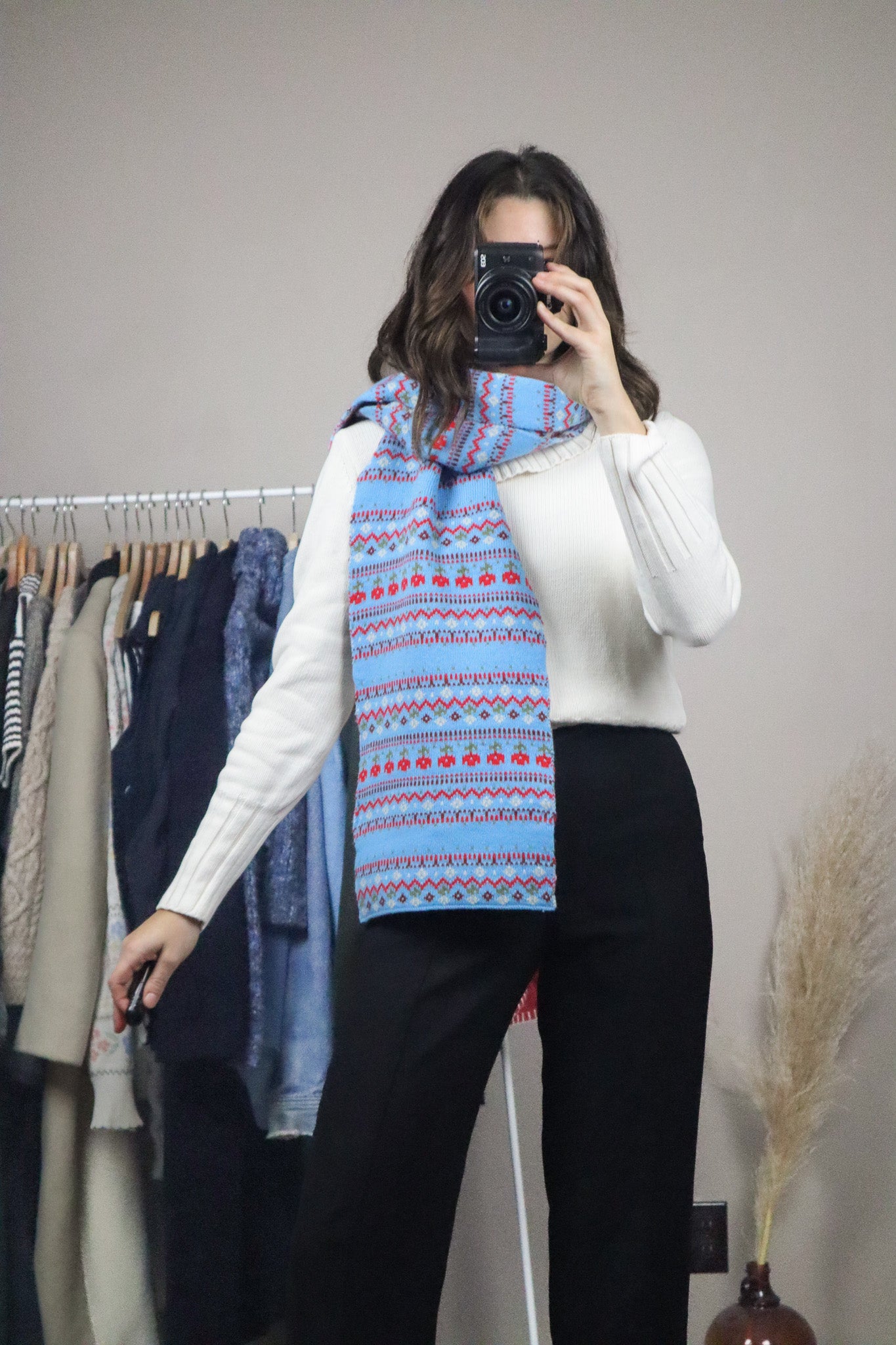 Modern x Levi's Flower Patterned Scarf