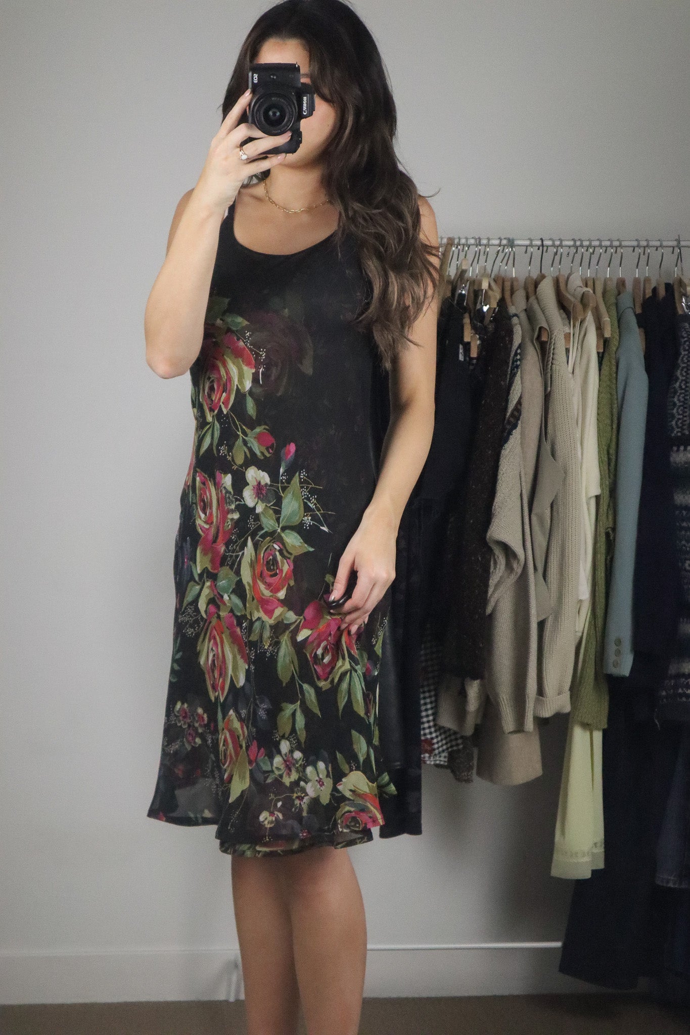 Vintage x Reversible Floral Dress (S)