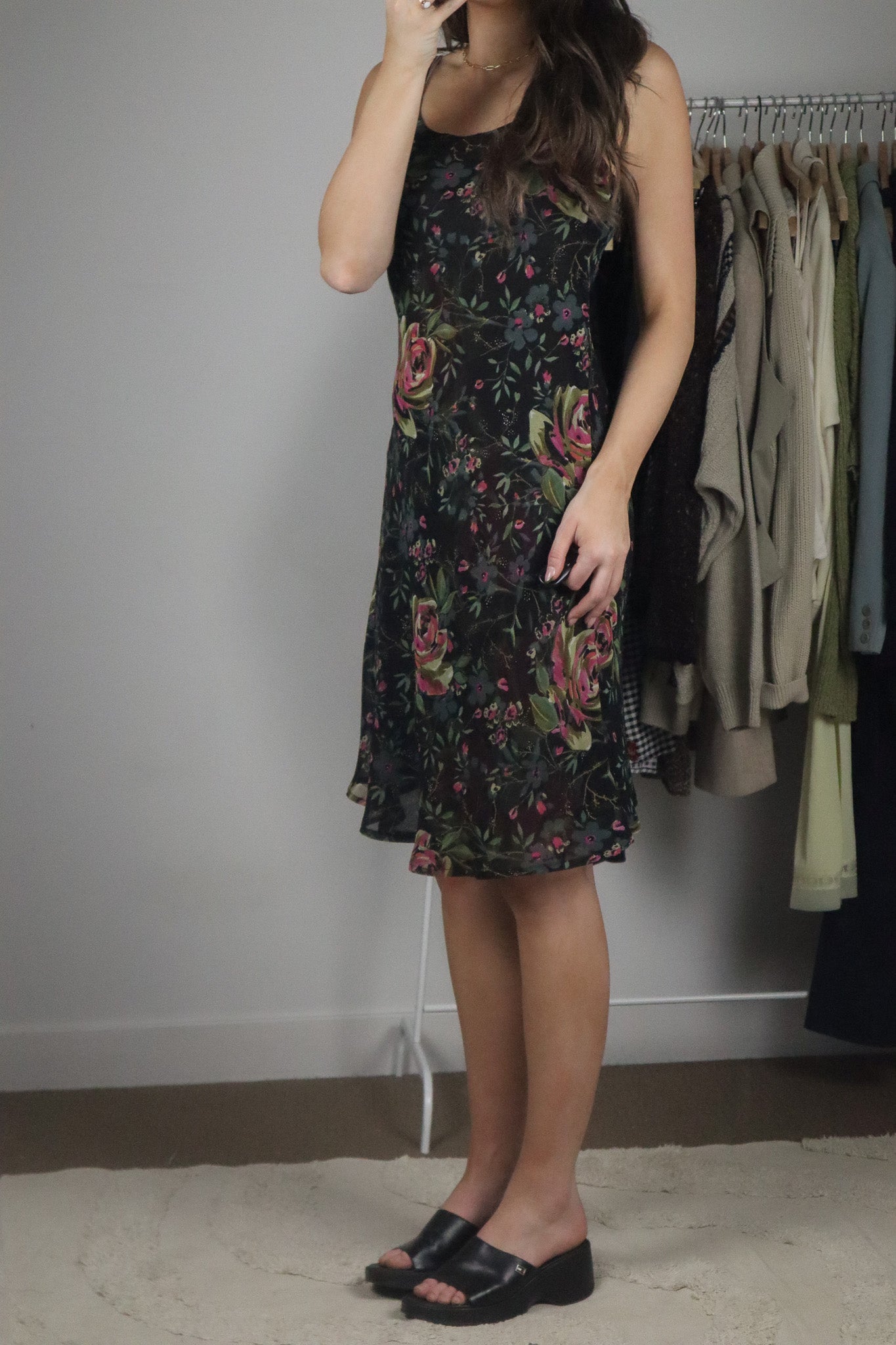 Vintage x Reversible Floral Dress (S)