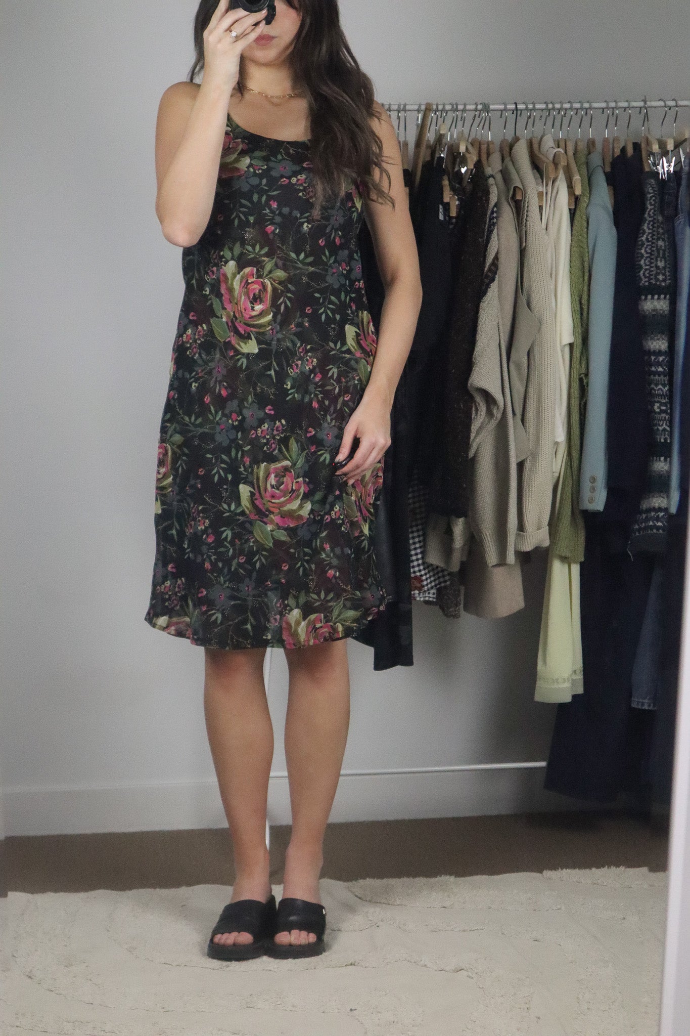 Vintage x Reversible Floral Dress (S)