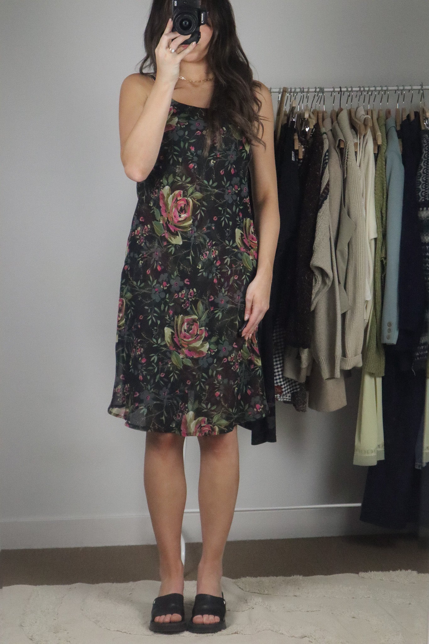 Vintage x Reversible Floral Dress (S)