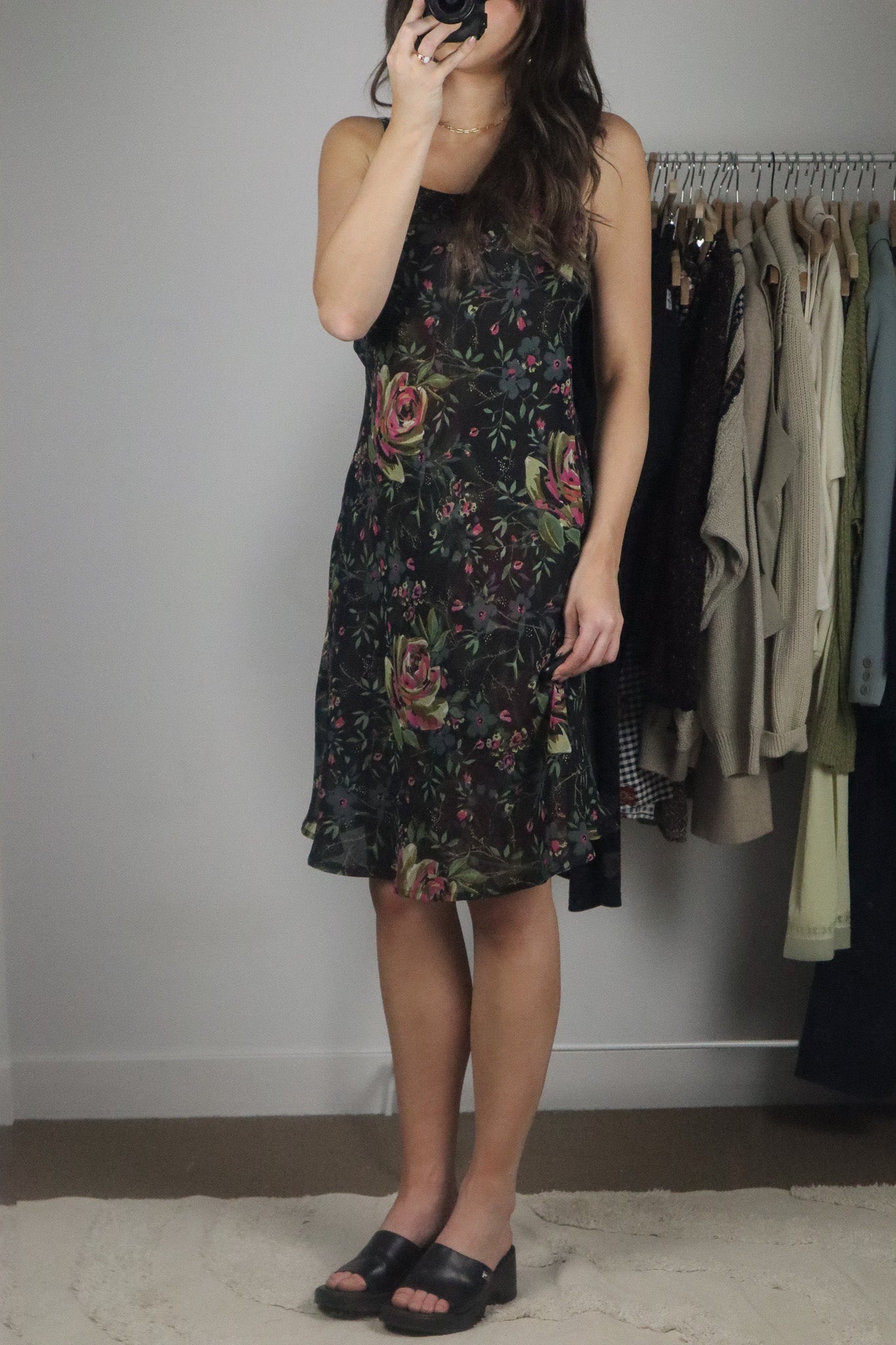 Vintage x Reversible Floral Dress (S)