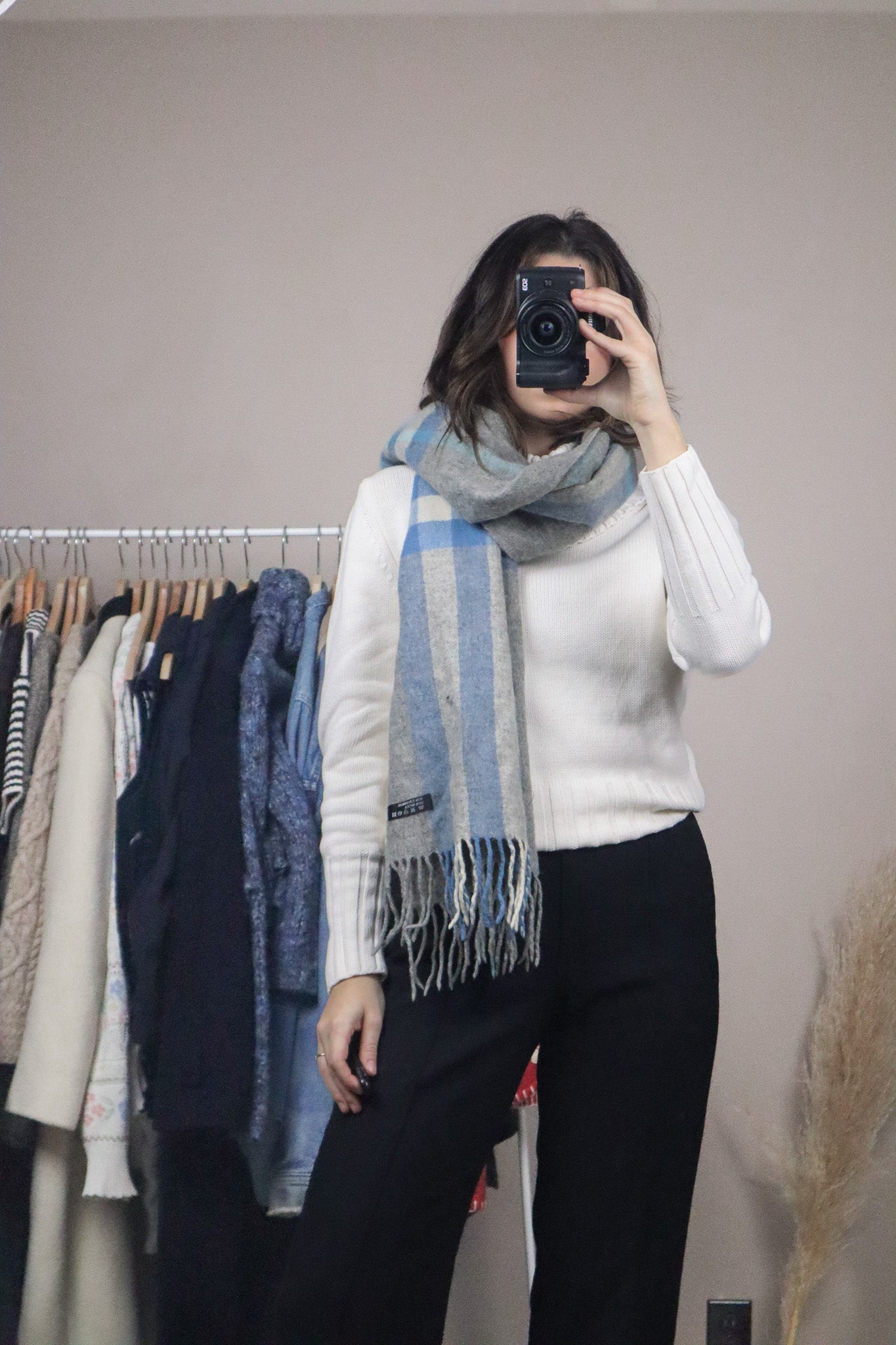 Vintage x Cashmere & Wool Scarf