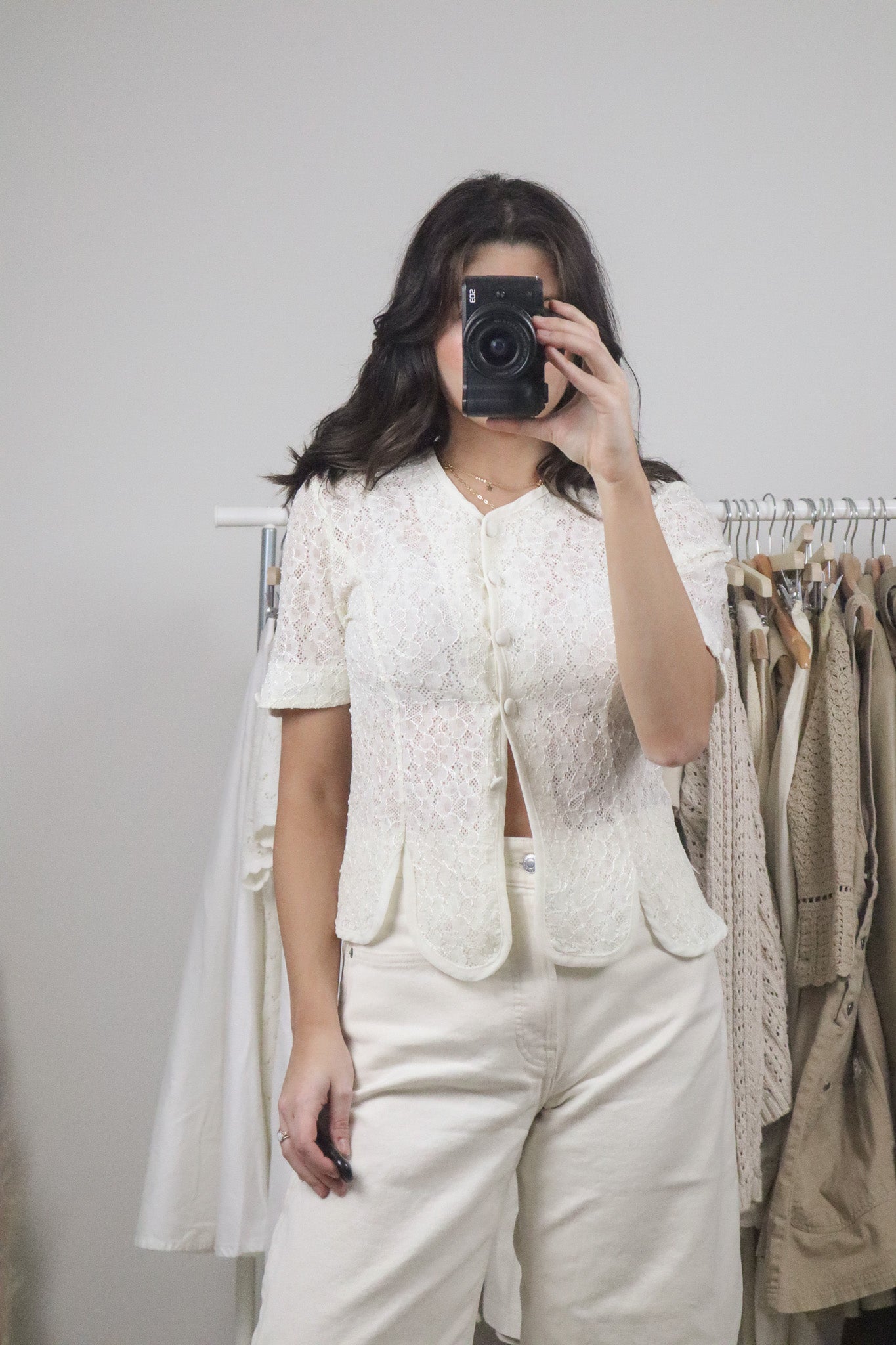 Vintage x Lace Blouse (S)