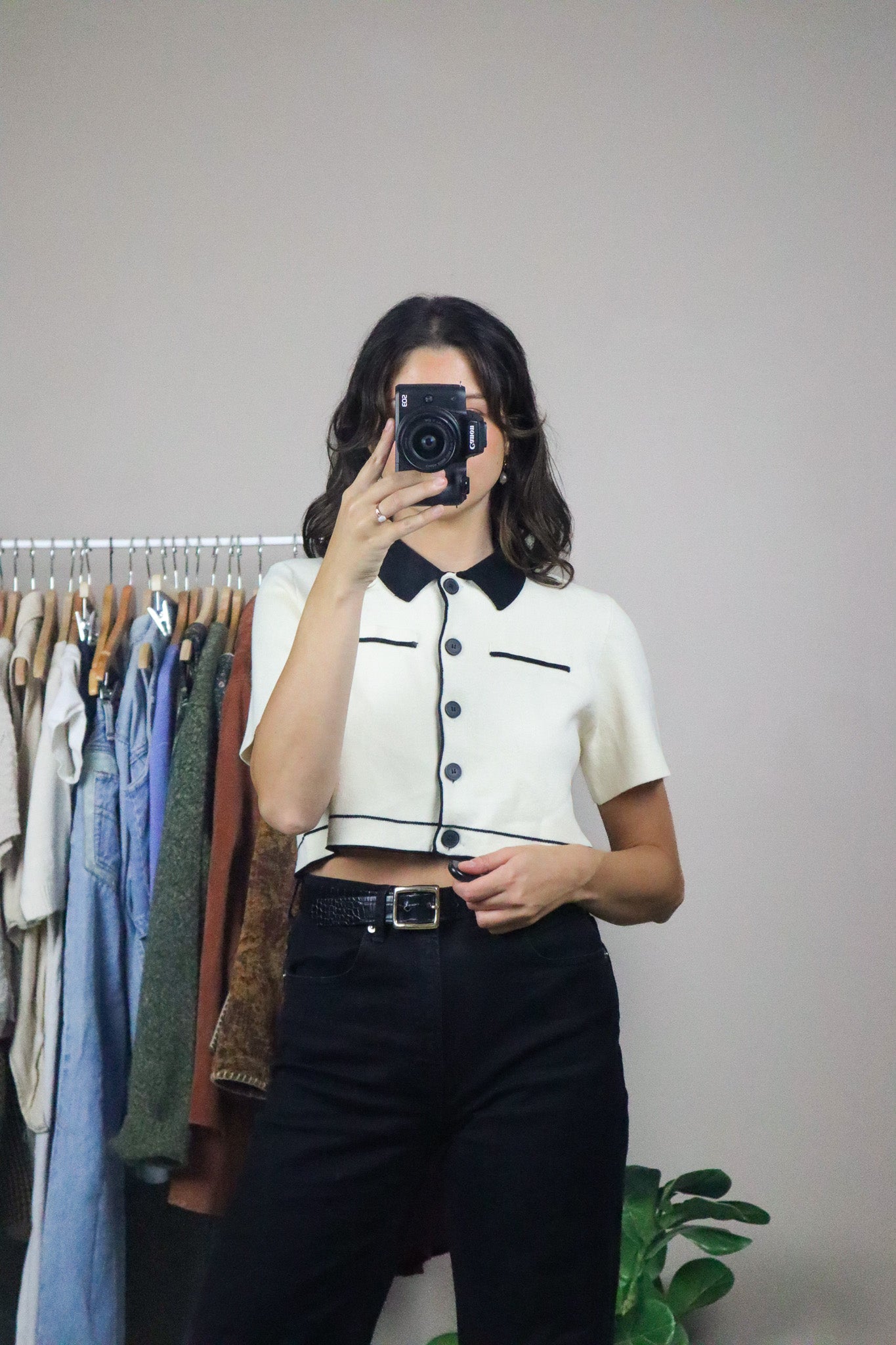 Modern x Cropped Blouse (S)