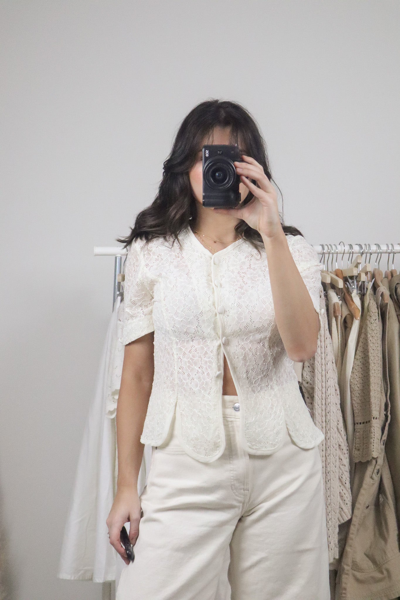 Vintage x Lace Blouse (S)
