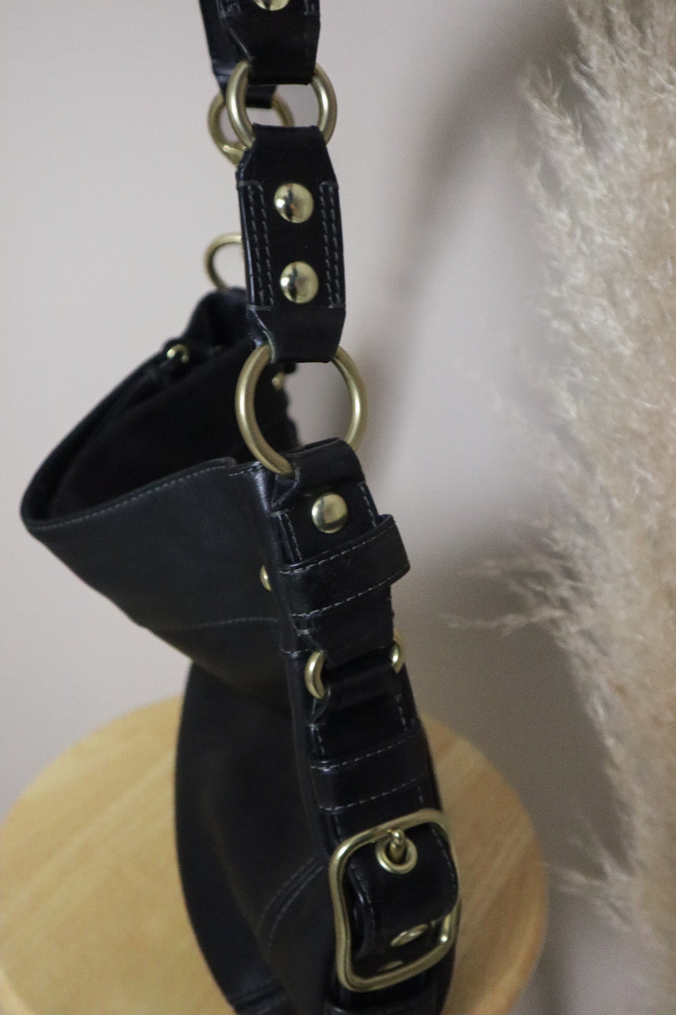 Vintage x Coach x Leather Hobo Bag