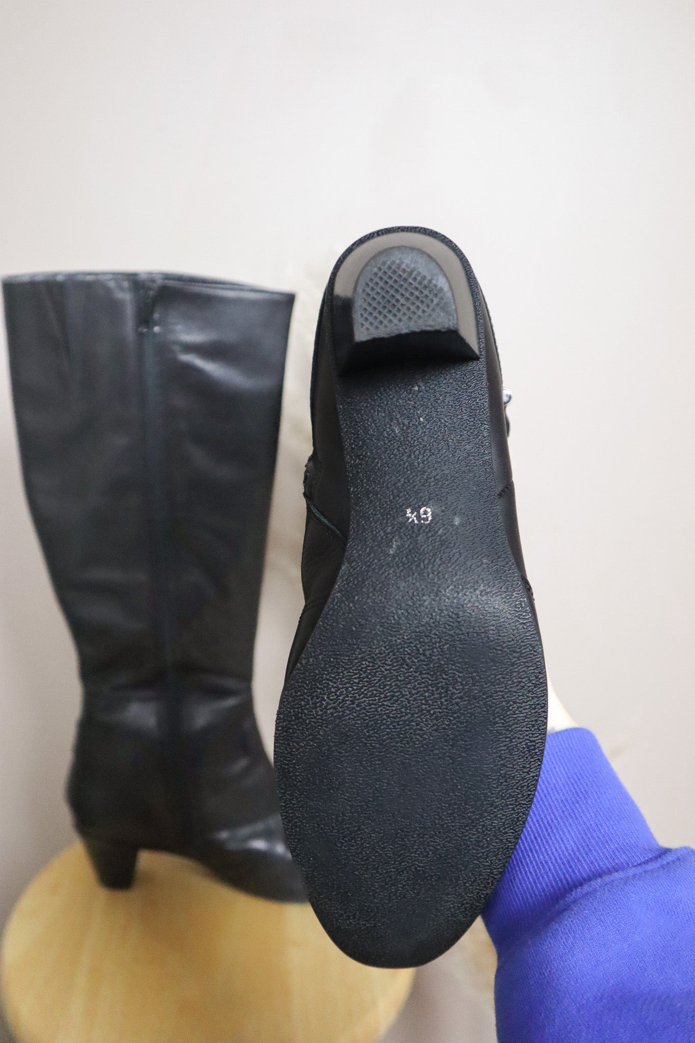 Made in Slovenia x Vintage x Leather Buckle Boots (7.5/8)