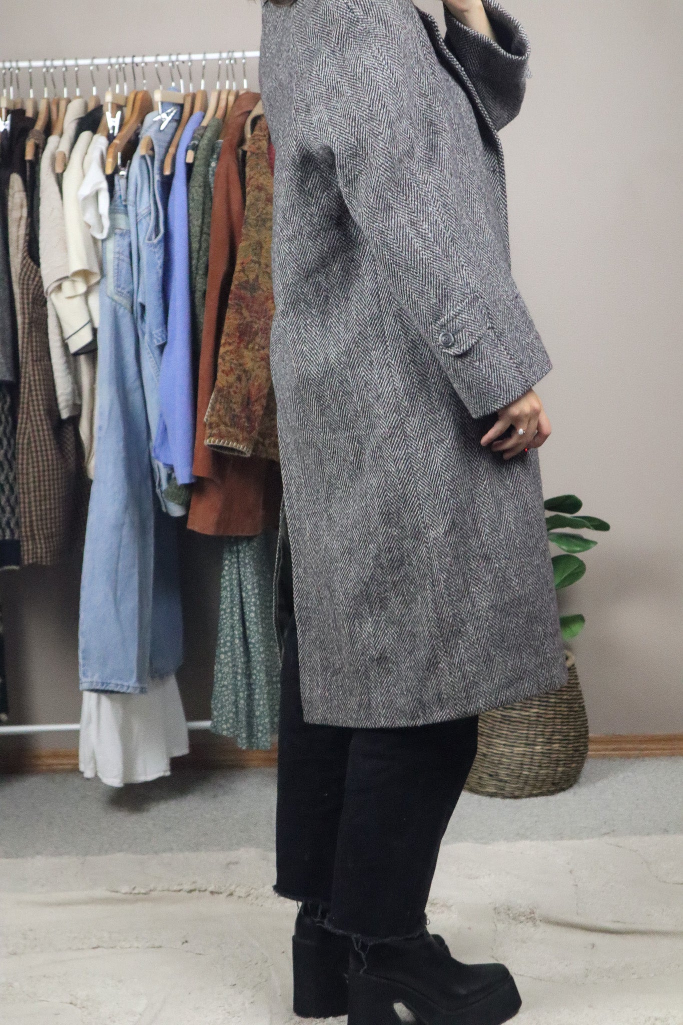 Made in Scotland x Vintage x Wool Tweed Jacket (M)