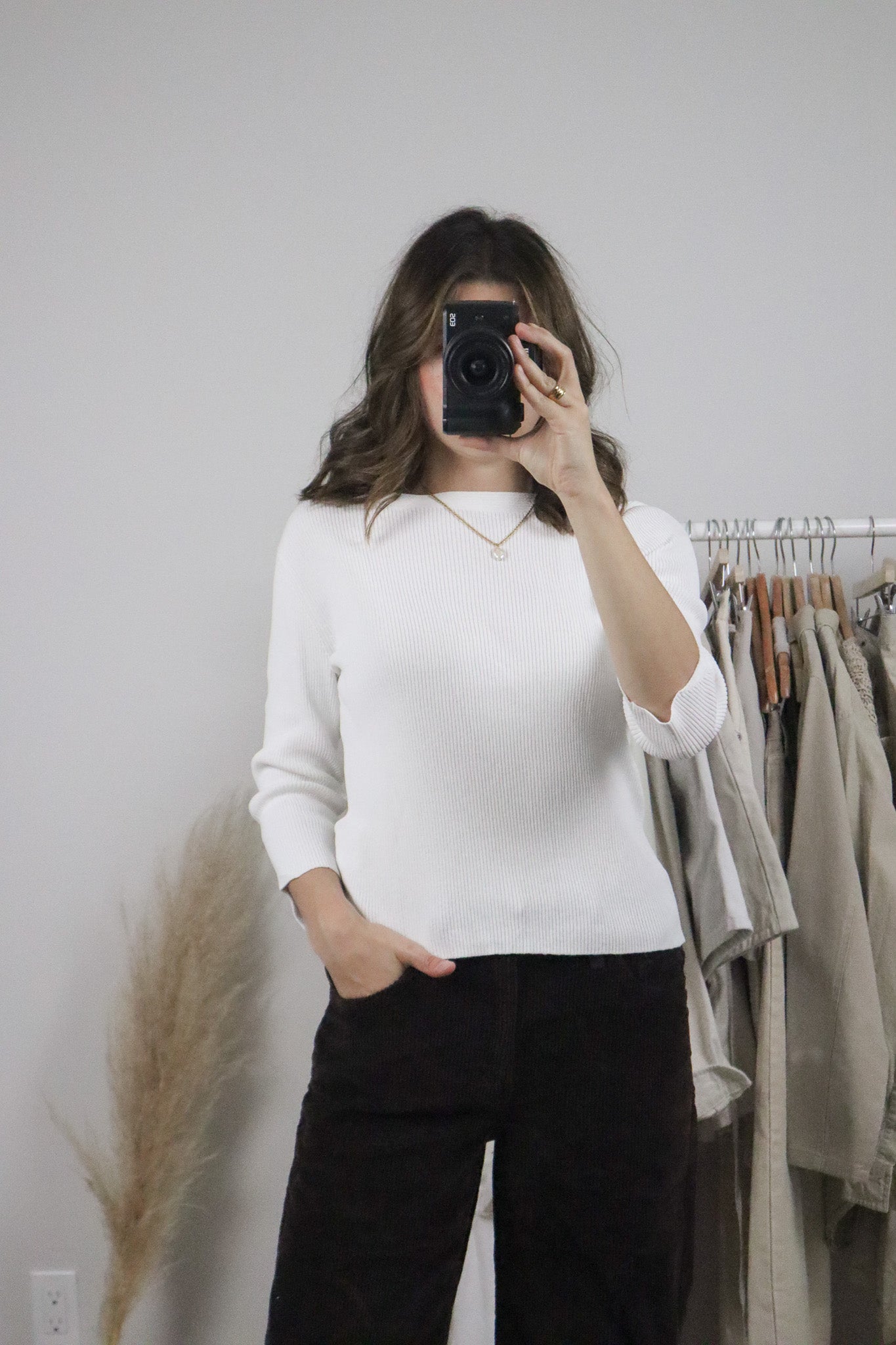 Vintage x 3/4 Sleeve Top (S)