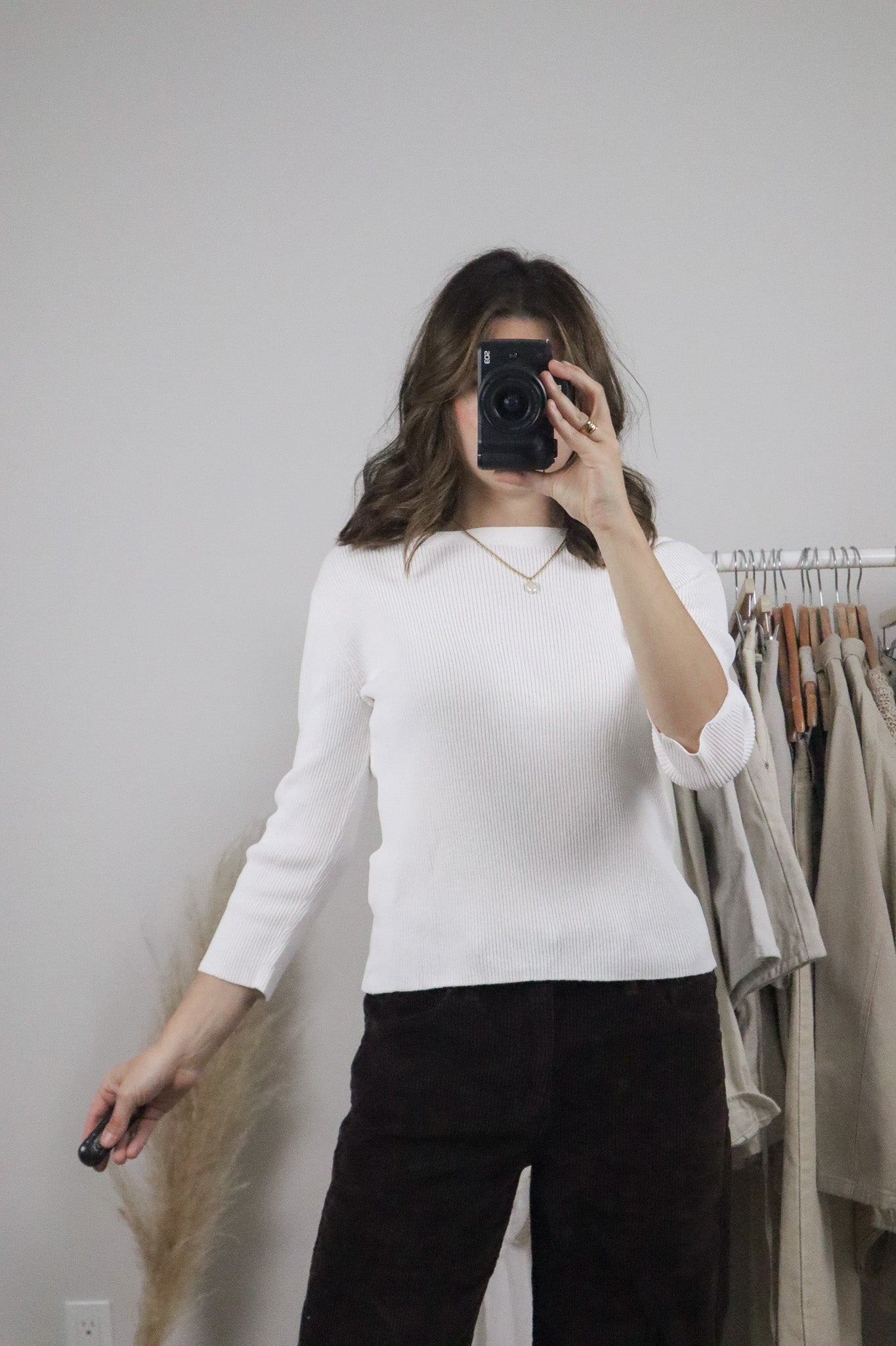 Vintage x 3/4 Sleeve Top (S)