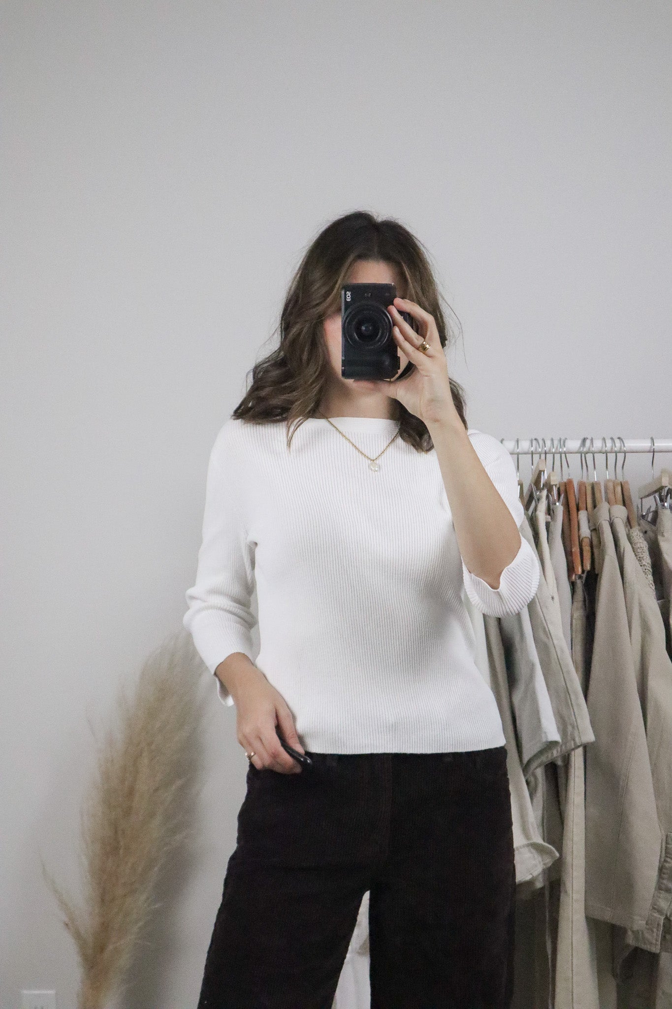 Vintage x 3/4 Sleeve Top (S)