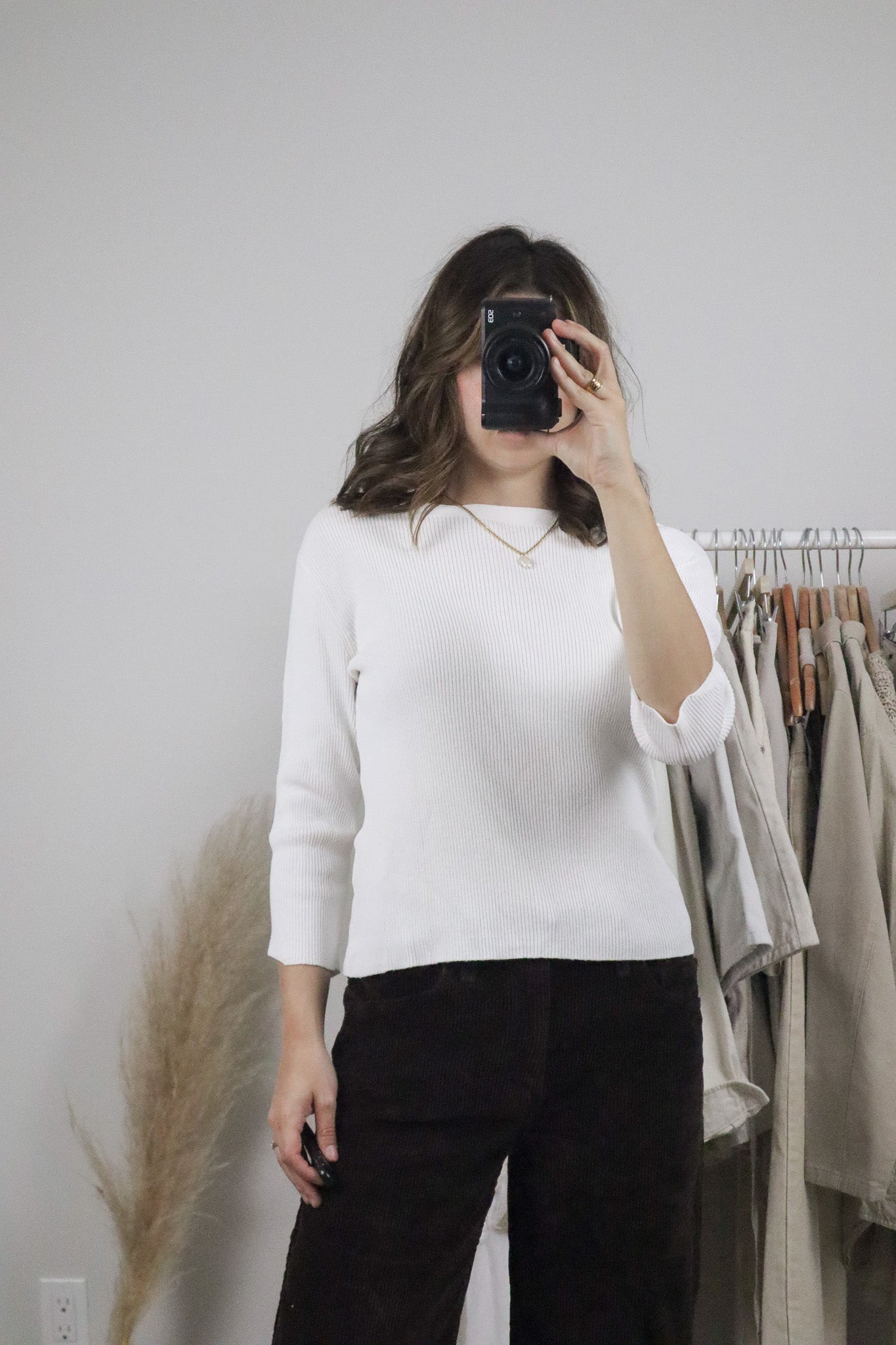 Vintage x 3/4 Sleeve Top (S)