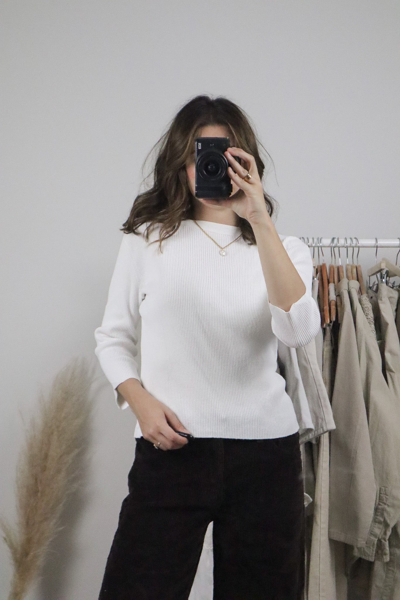 Vintage x 3/4 Sleeve Top (S)