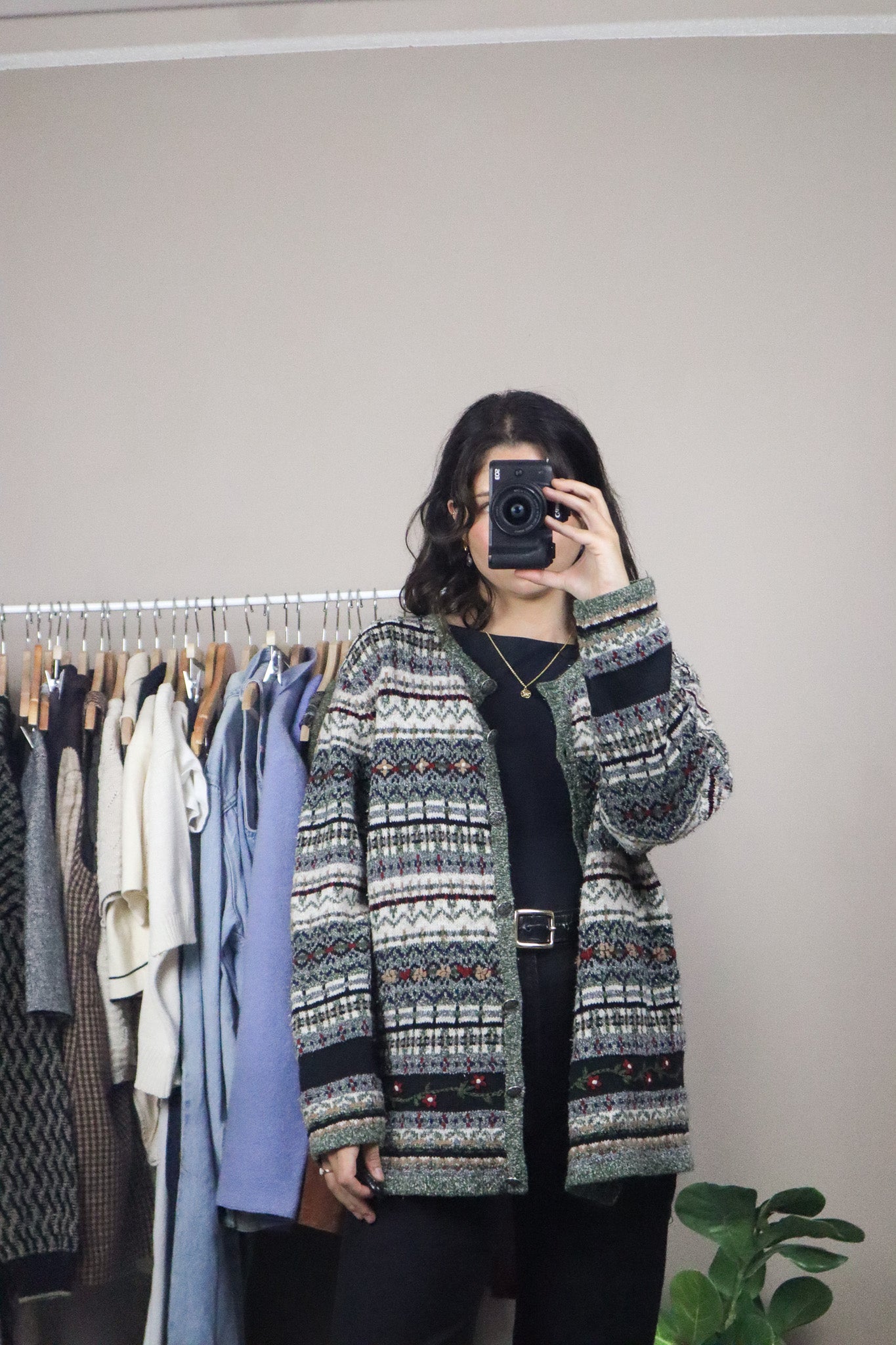 Vintage x Embroidered Cardigan (L/XL)