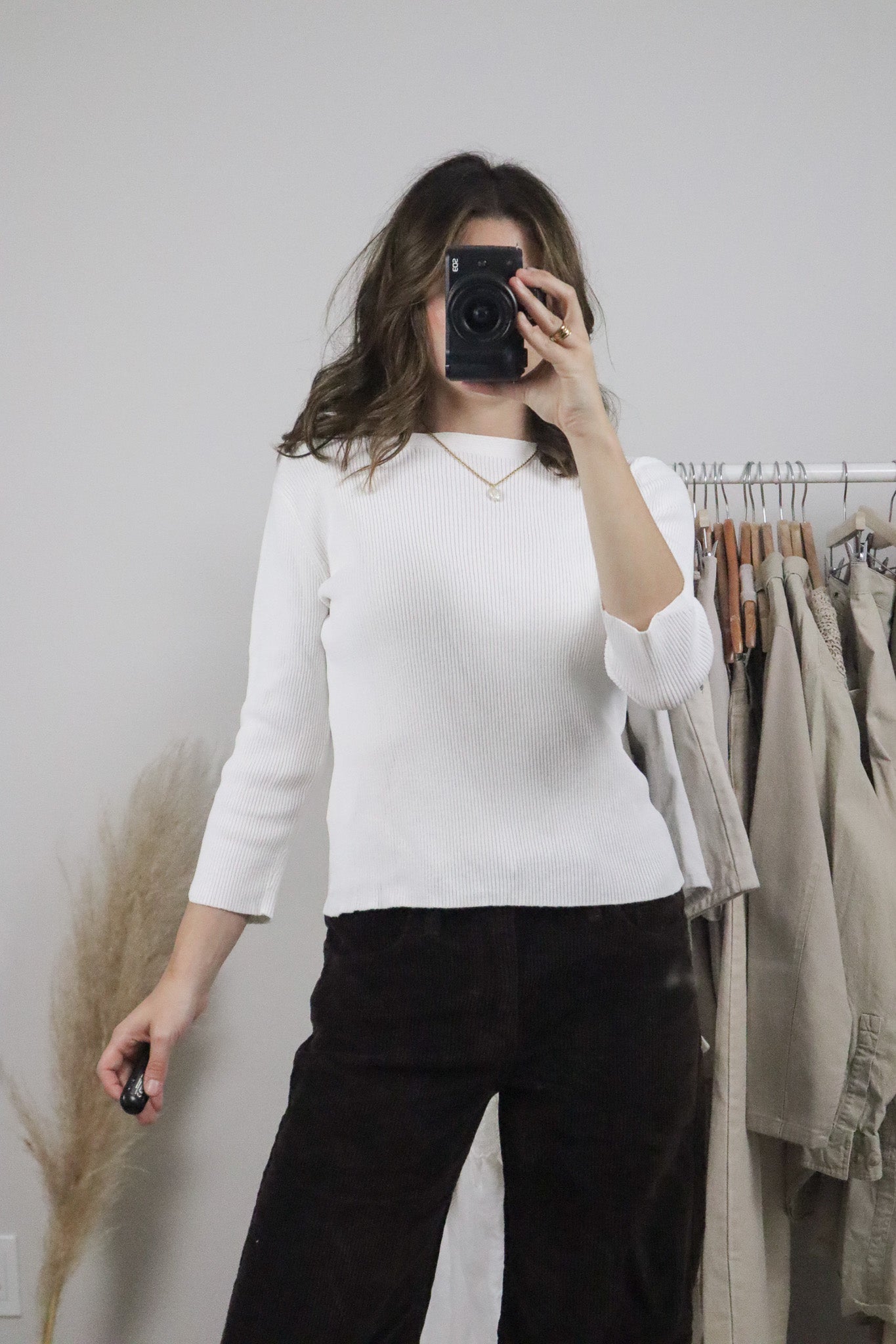 Vintage x 3/4 Sleeve Top (S)