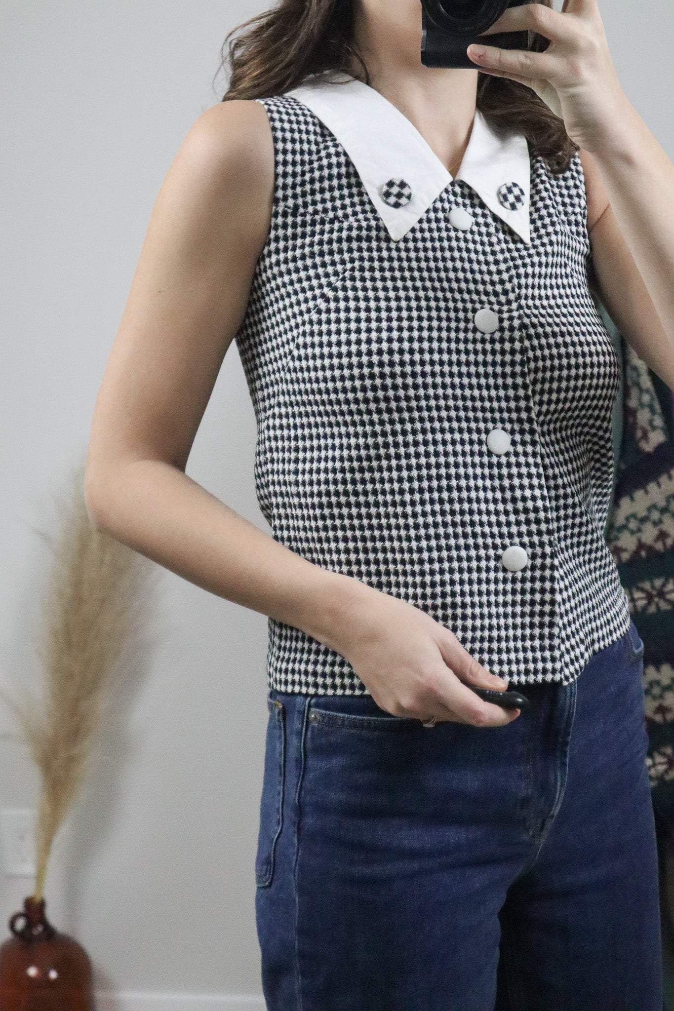 Handmade x Houndstooth Vest (XXS/XS)