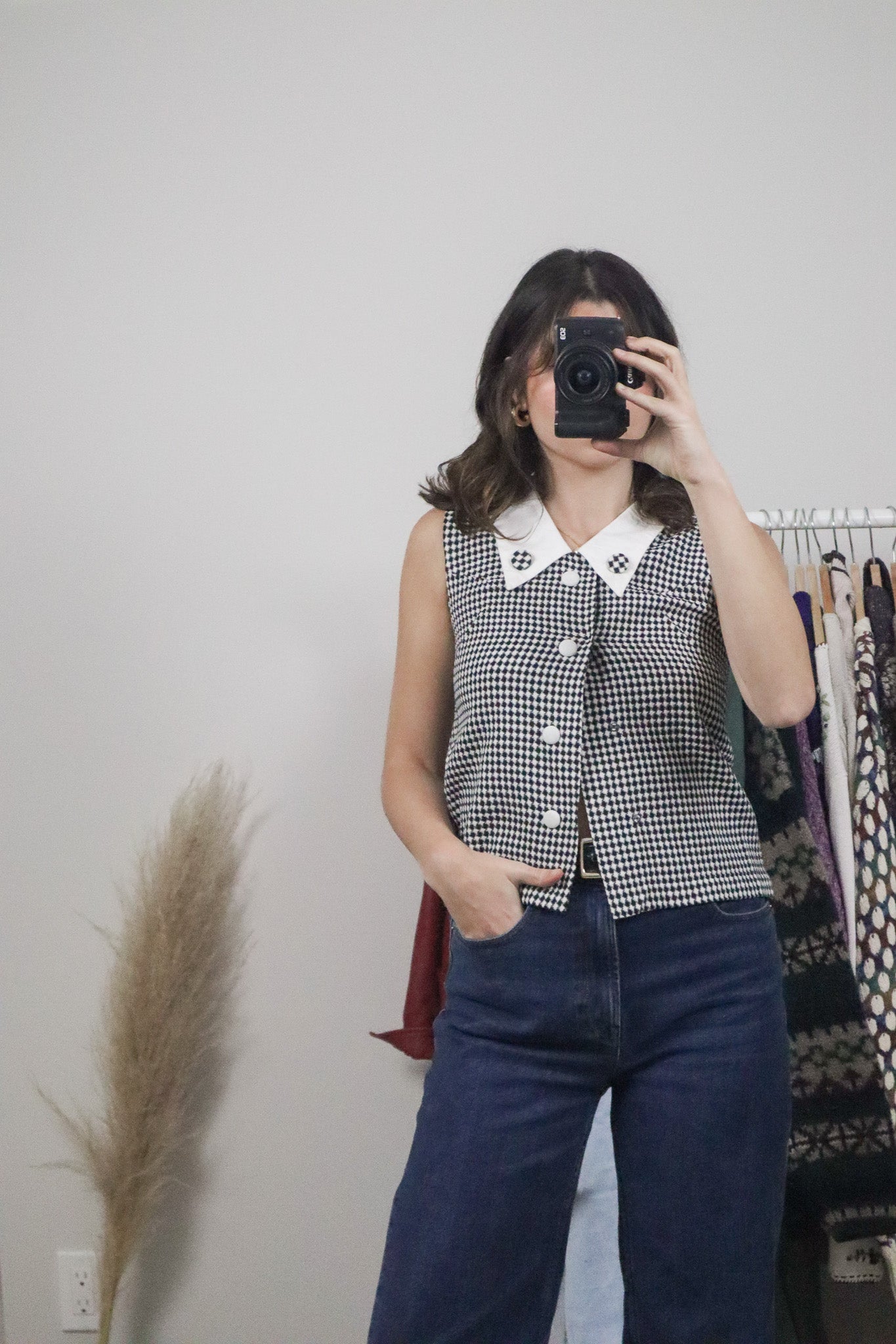 Handmade x Houndstooth Vest (XXS/XS)